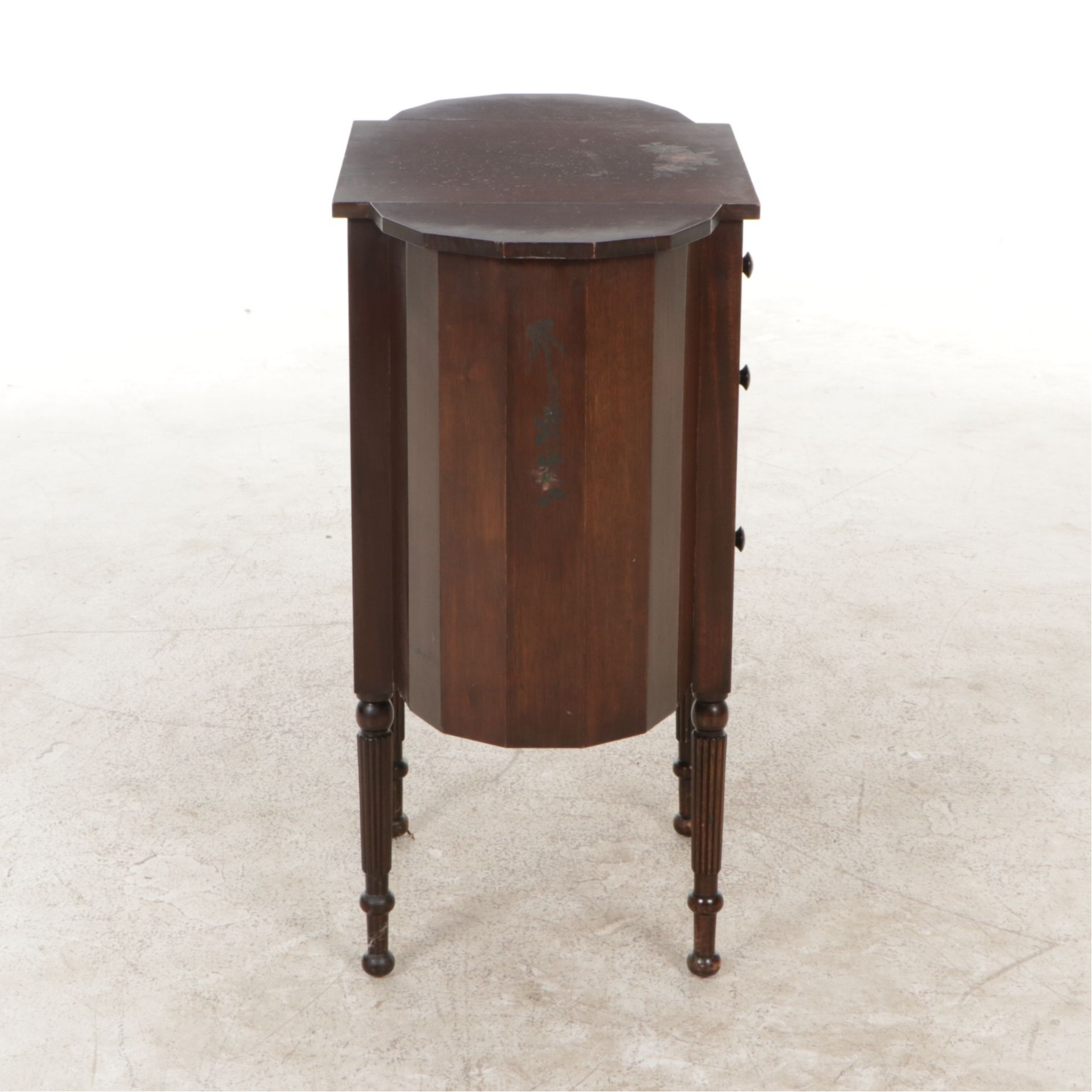 Martha Washington Style Mahogany Sewing Table