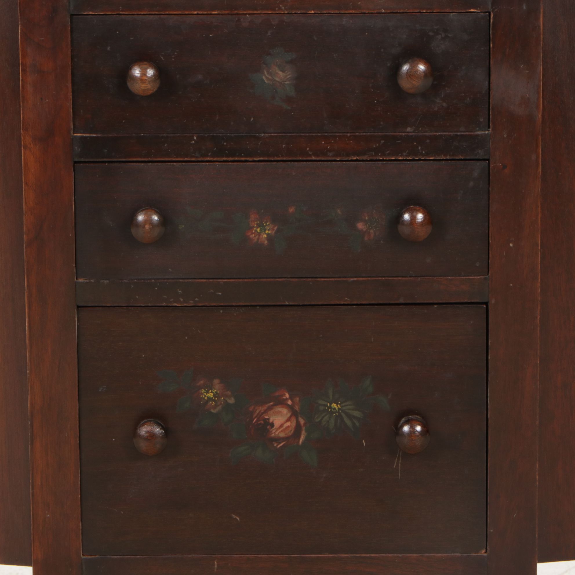 Martha Washington Style Mahogany Sewing Table