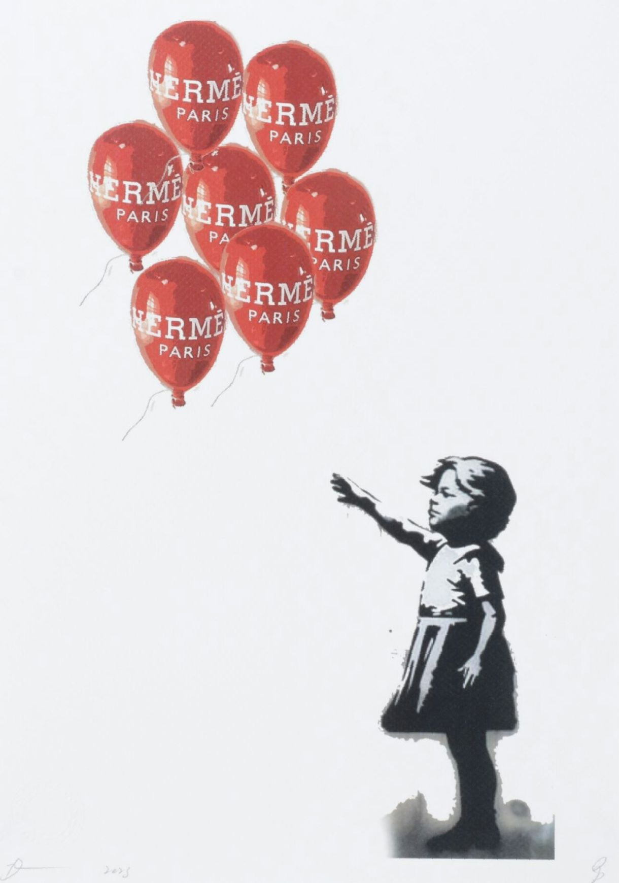 Death NYC Pop Art Digital Graphic Print Homage to Hermès, 2025