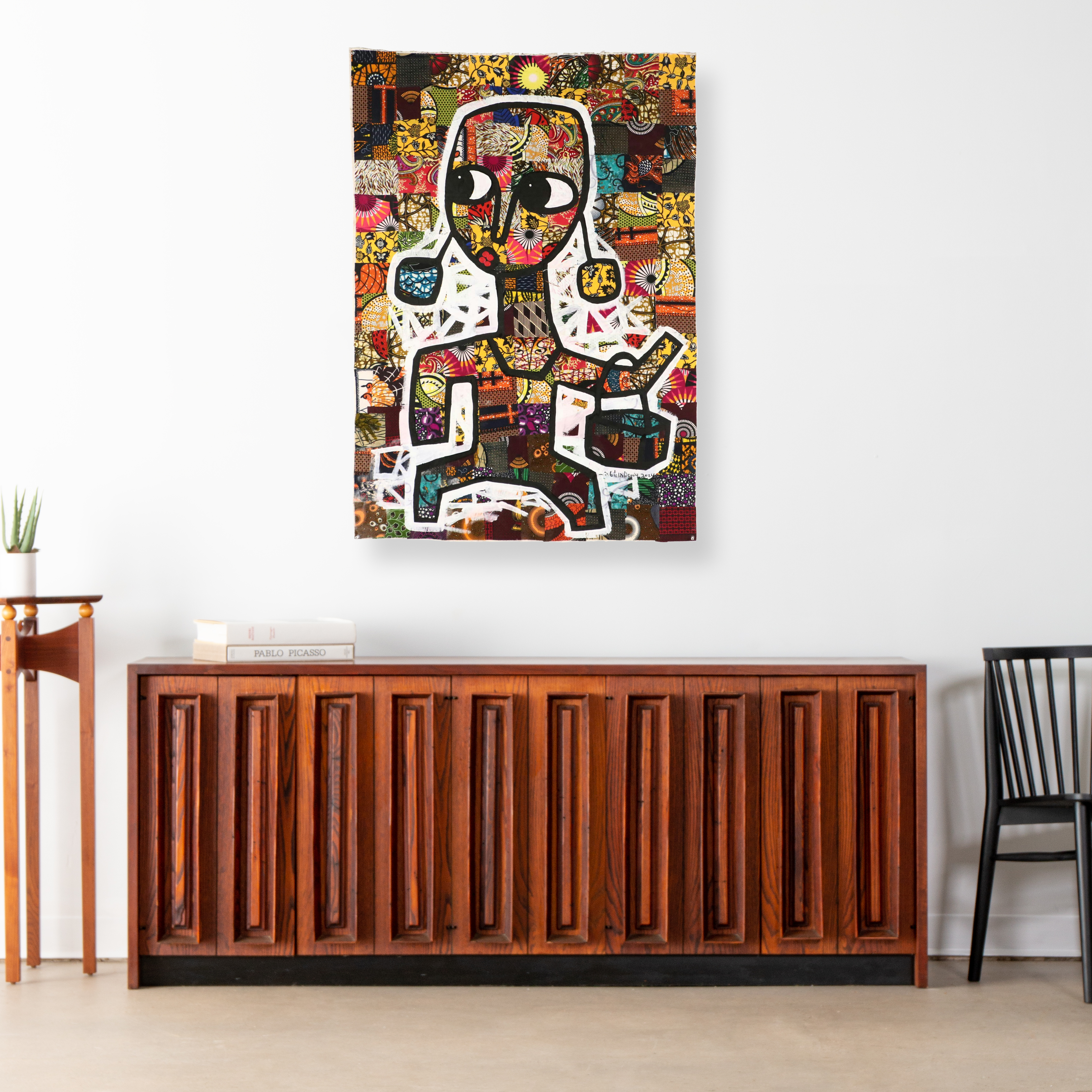 Abiola Idowu Modern Mixed Media Painting "Hope," 2024