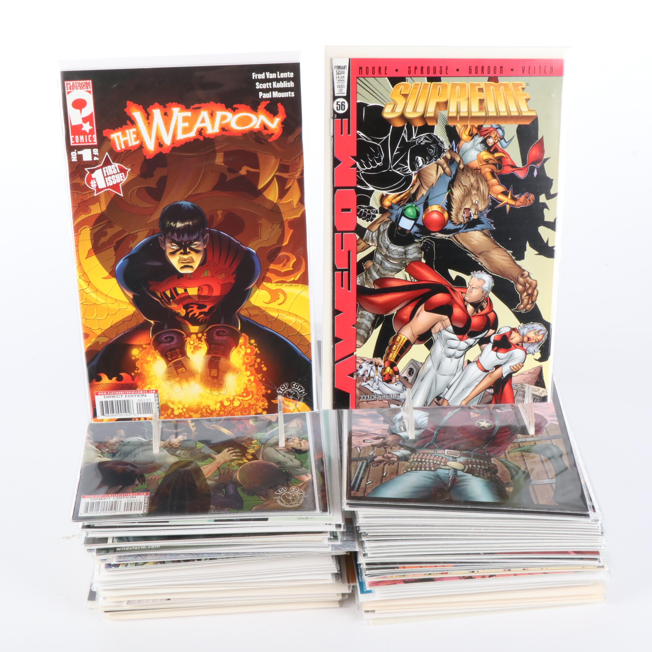 200+ Modern Age Comics Including "Supreme" and "Dark Dominion"
