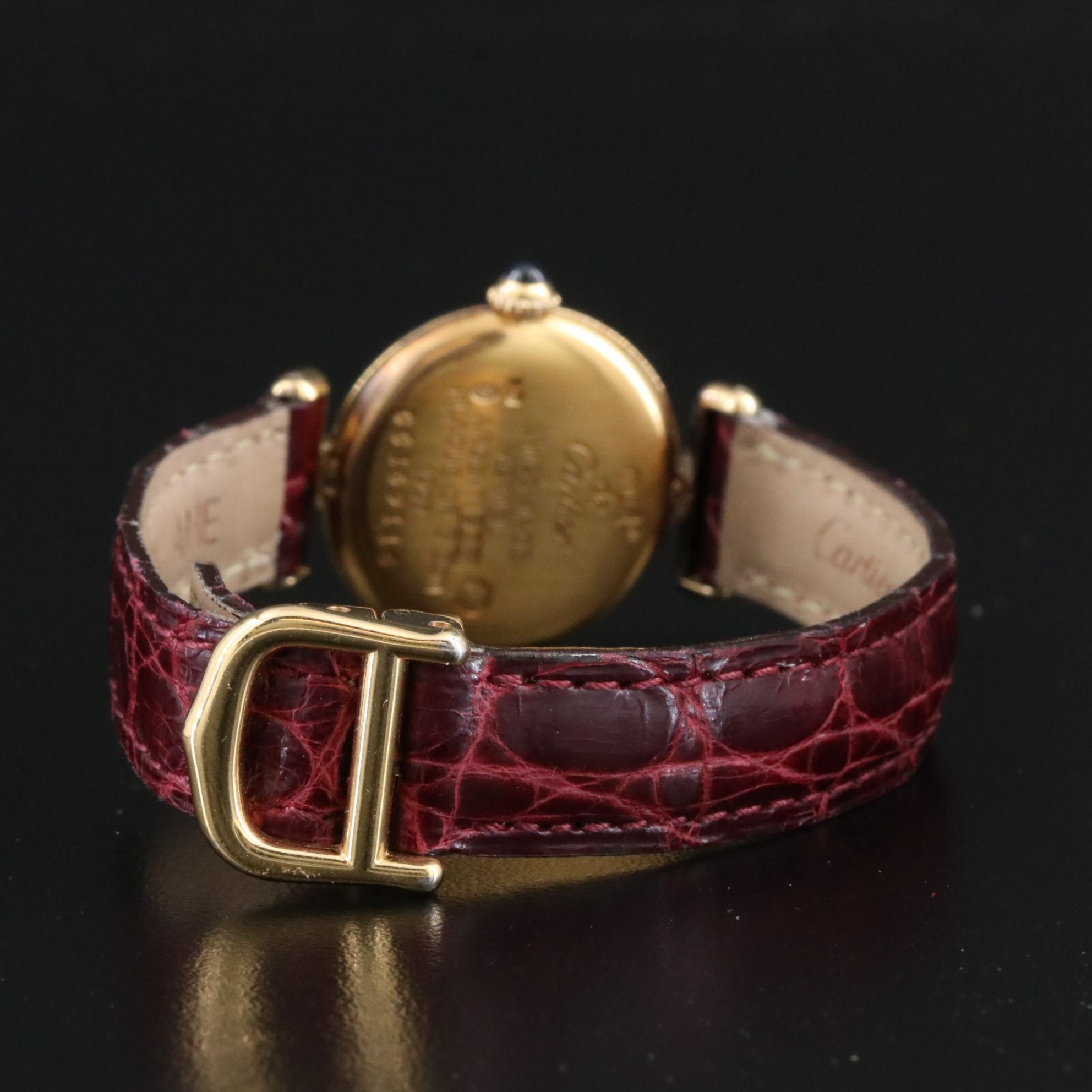 Cartier Must de Cartier Vermeil Argent .925 Quartz Watch