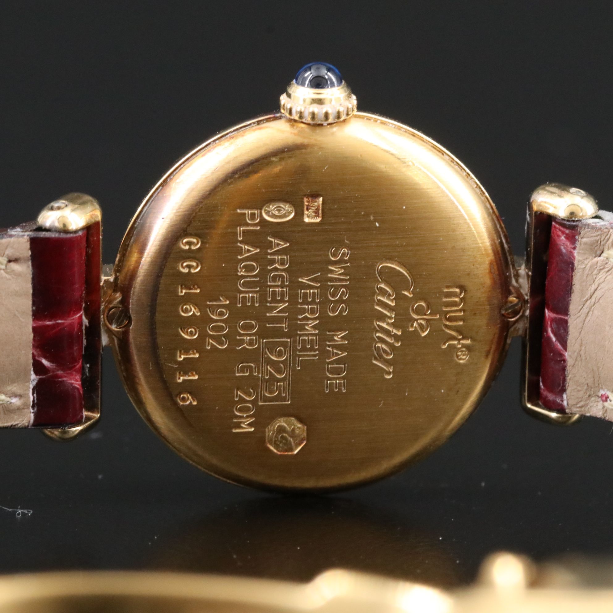 Cartier Must de Cartier Vermeil Argent .925 Quartz Watch