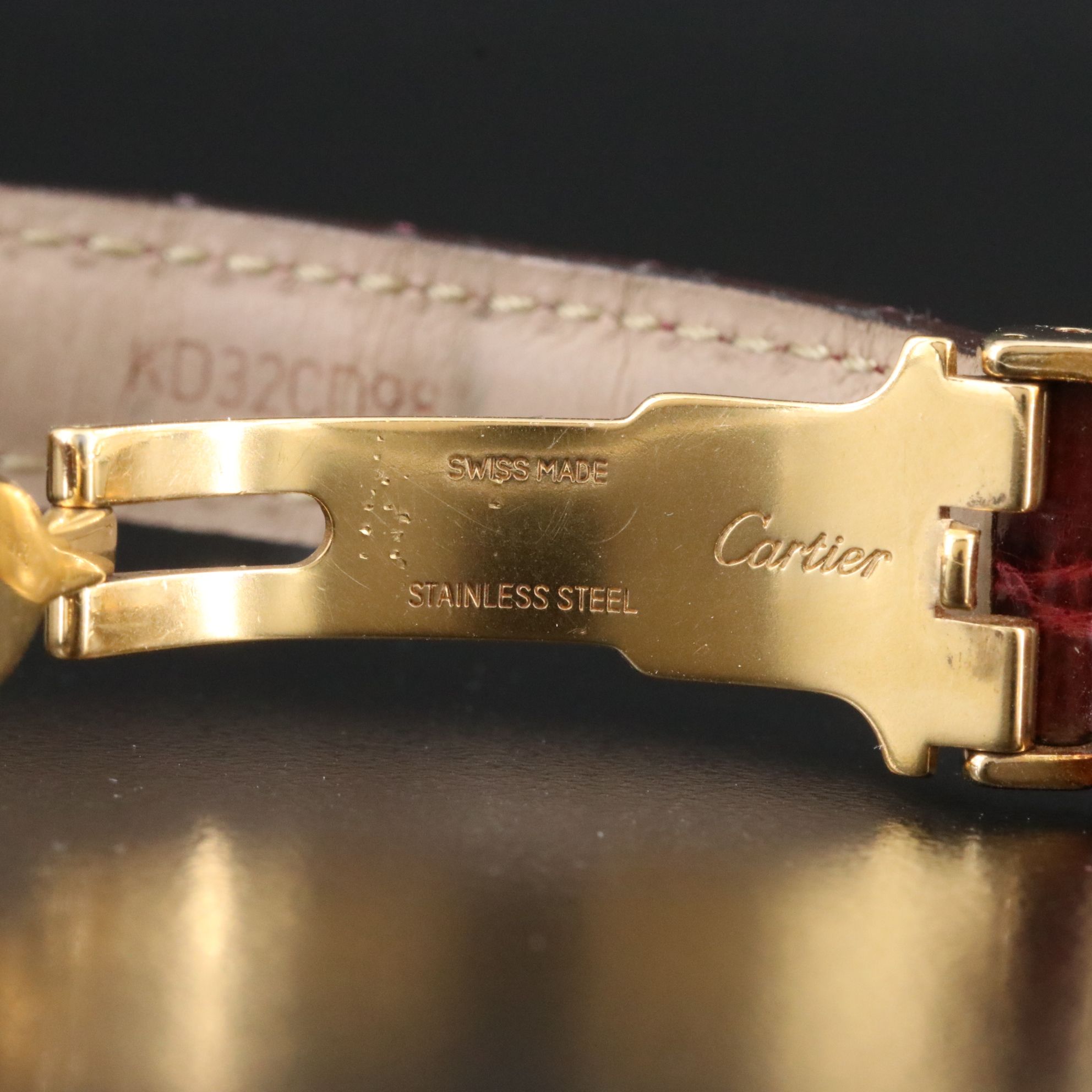 Cartier Must de Cartier Vermeil Argent .925 Quartz Watch