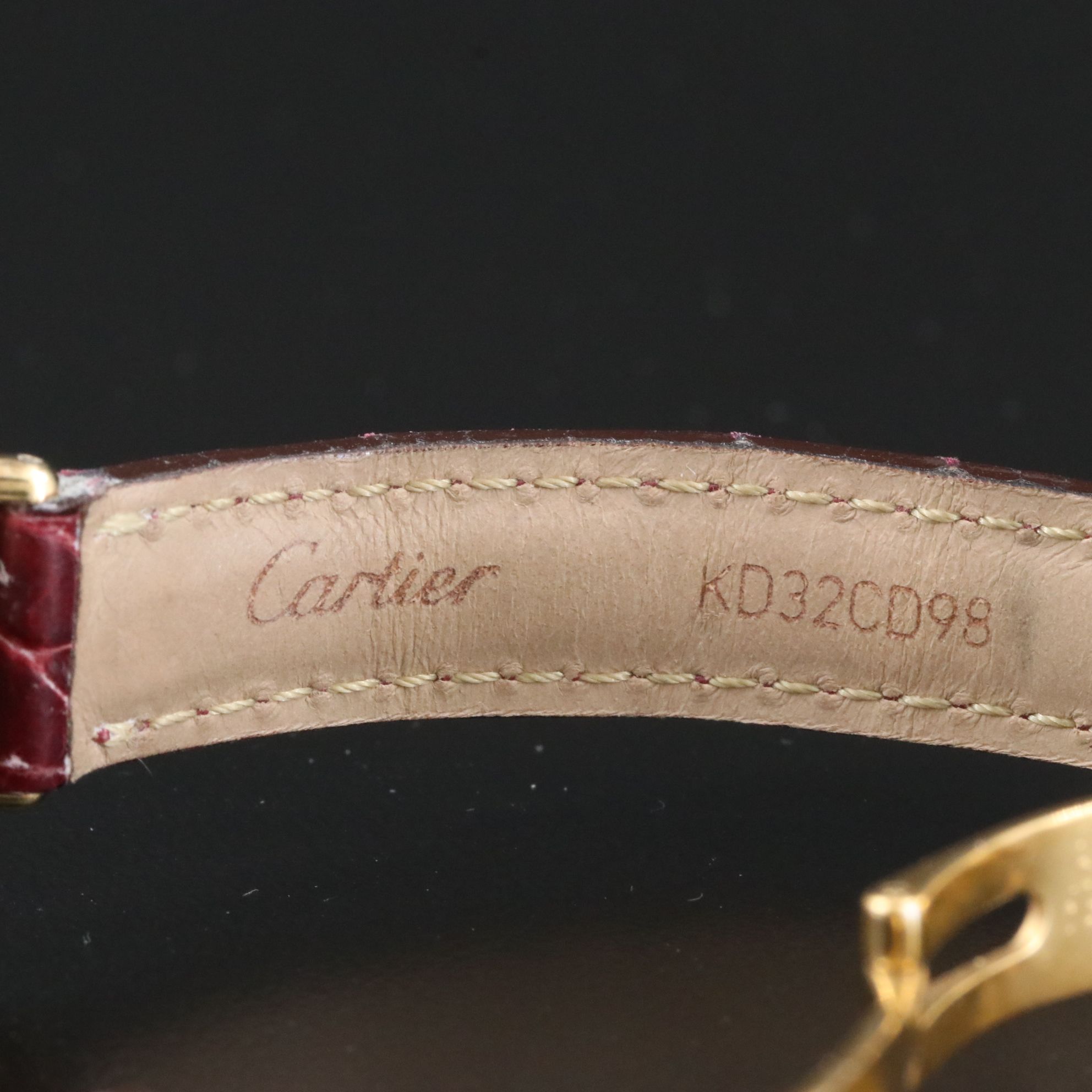 Cartier Must de Cartier Vermeil Argent .925 Quartz Watch