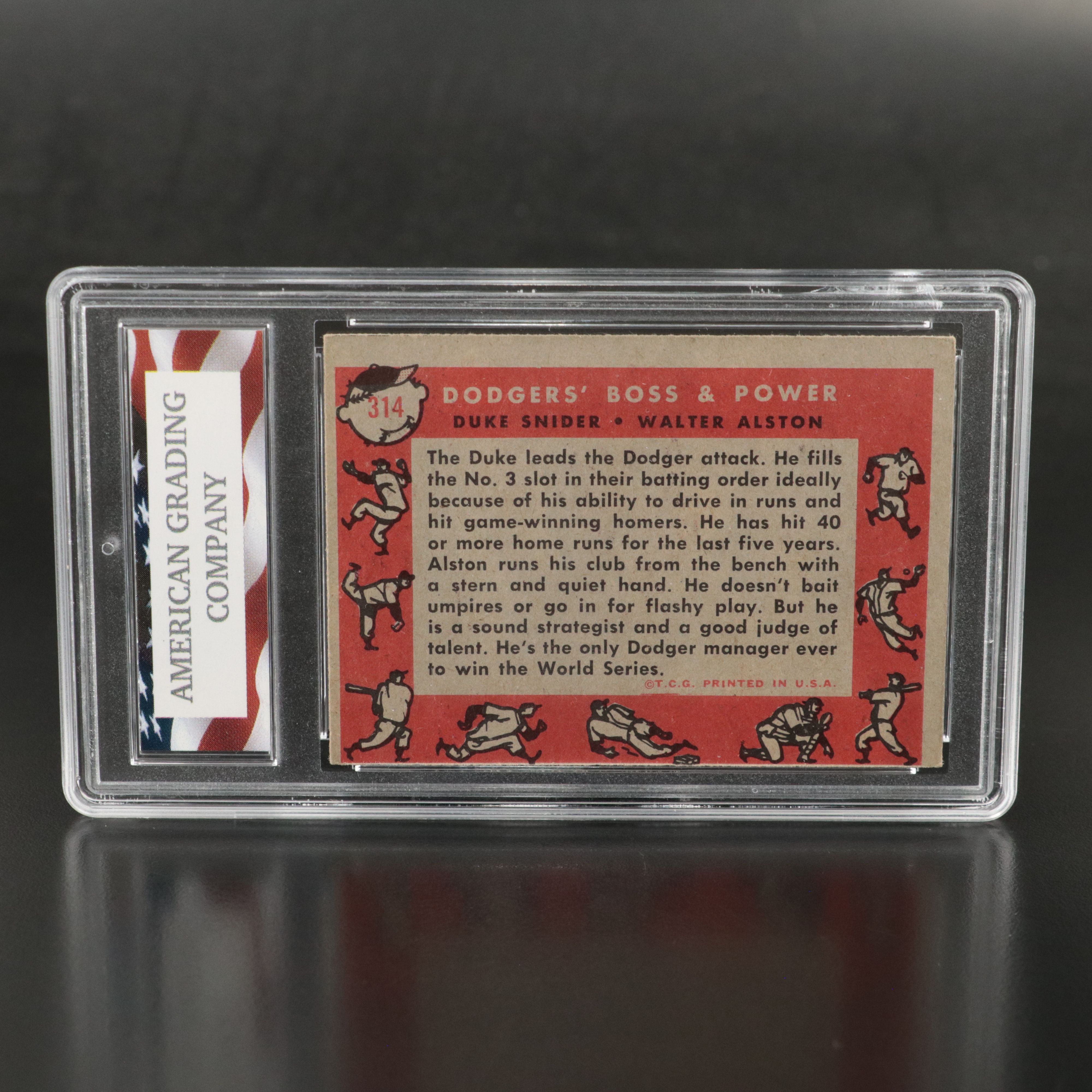 1964 Topps Giants Whitey Ford with 1958 Topps Snider Alston Baseball Cards