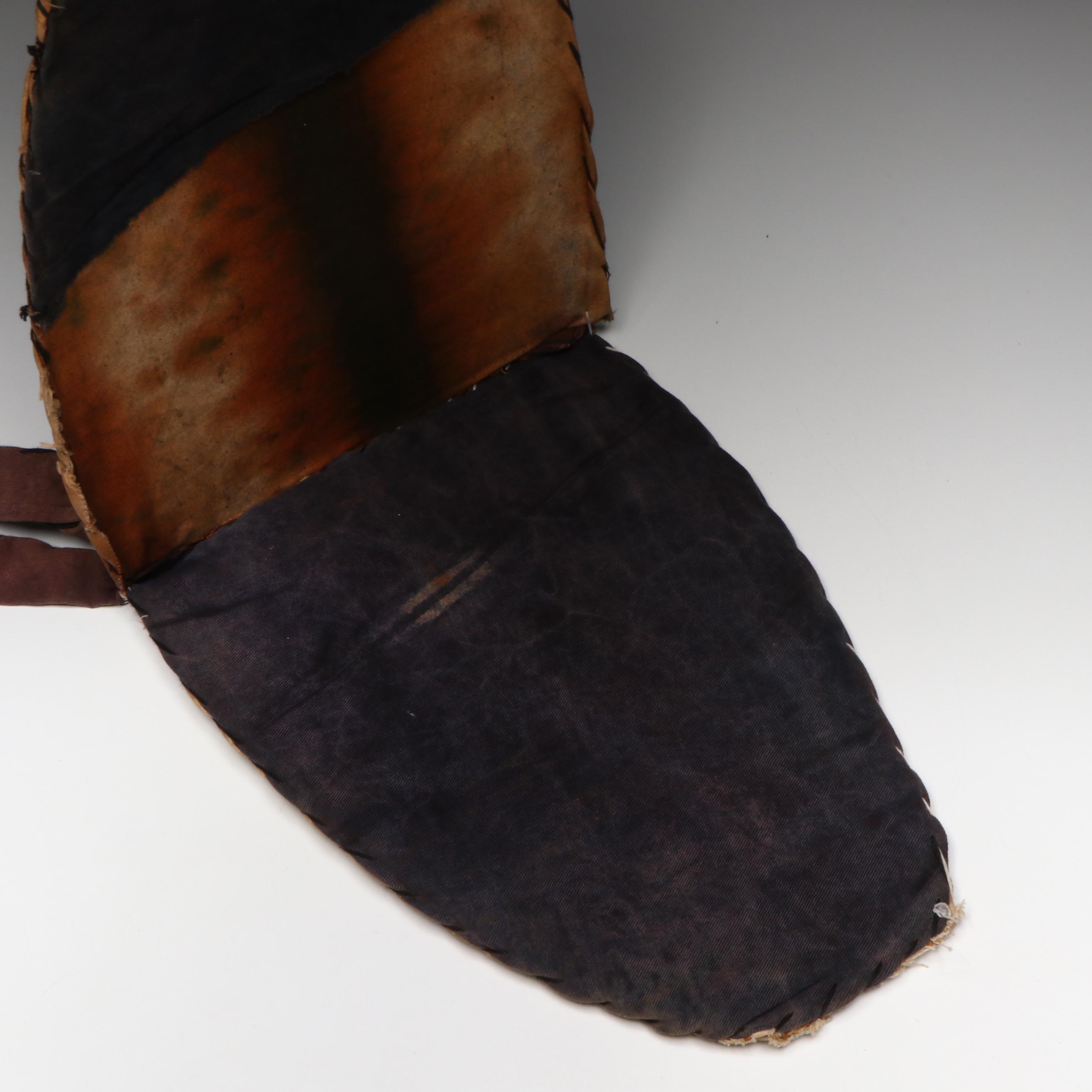 Indigenous Plateau Region Hand-Beaded Polychrome Flat Bag