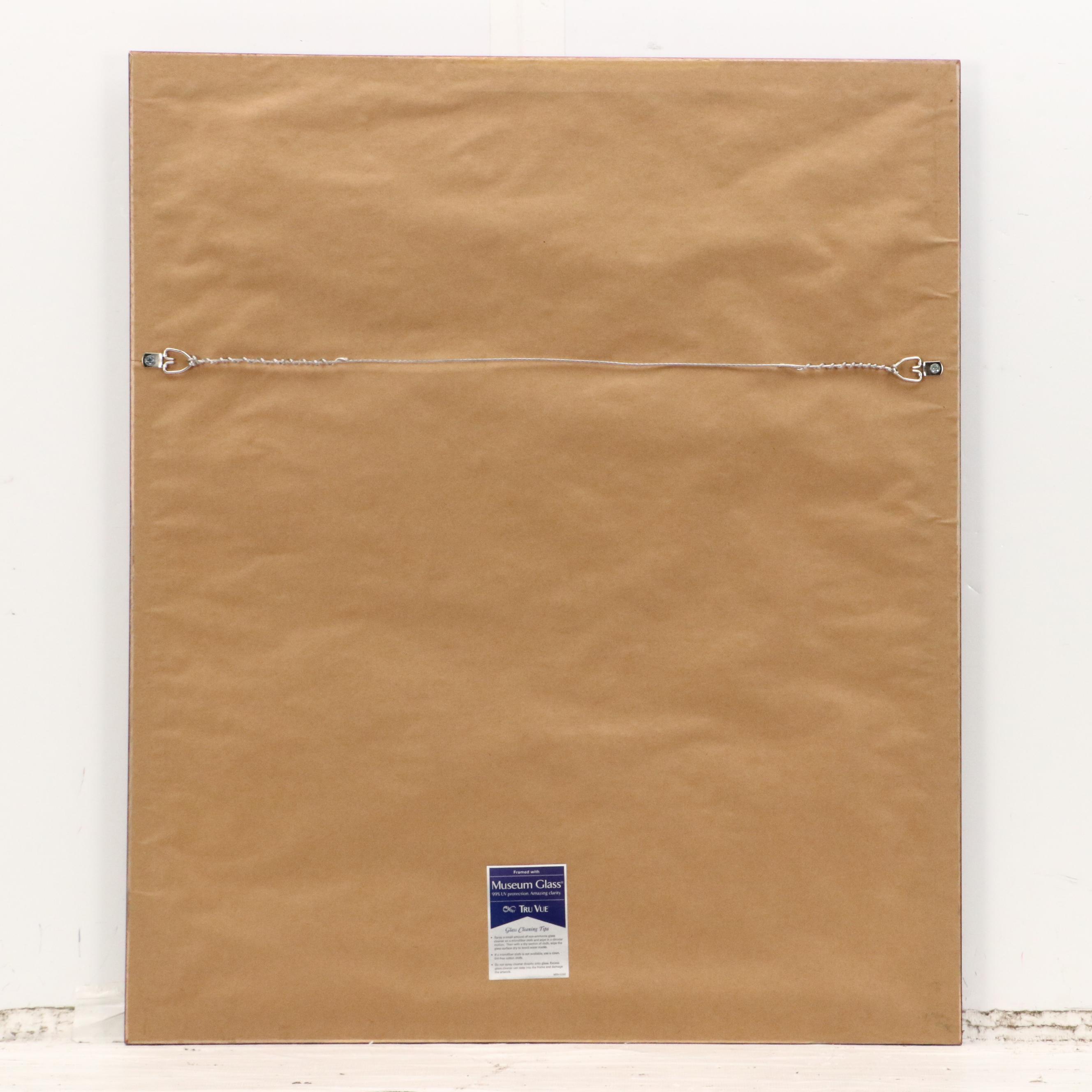 Chalk Pastel Sketch of Lounging Woman, Early 20th Century