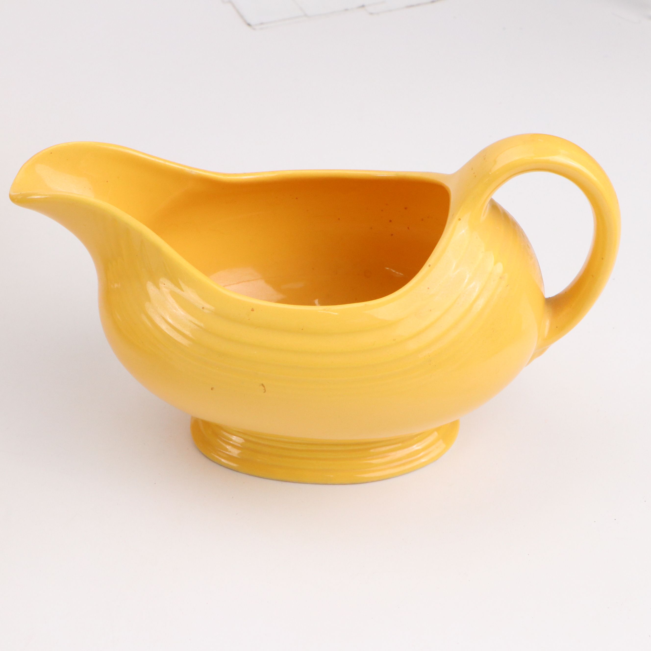 Homer Laughlin Co. "Fiesta" Yellow Ceramic Dinnerware and Serving Pieces