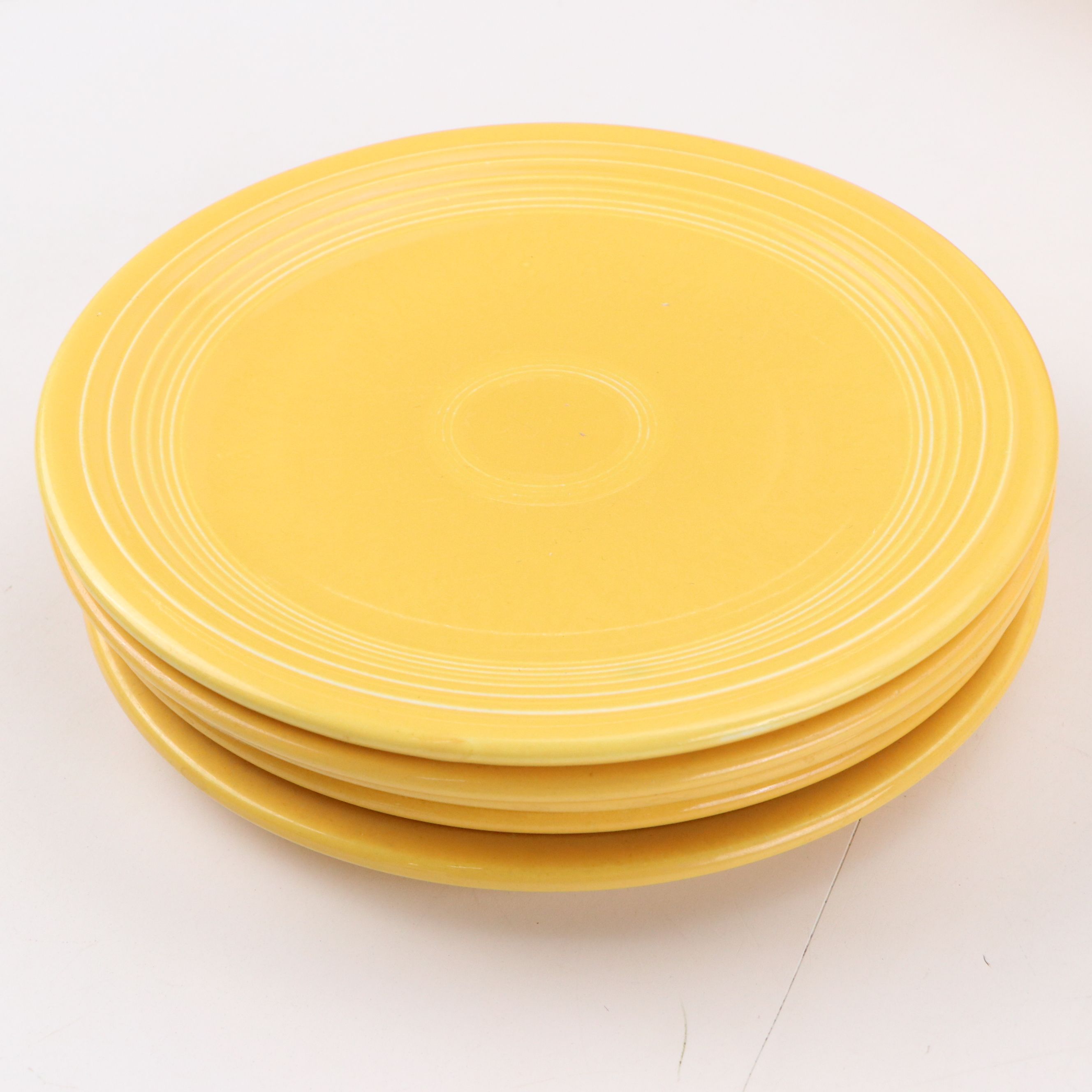 Homer Laughlin Co. "Fiesta" Yellow Ceramic Dinnerware and Serving Pieces