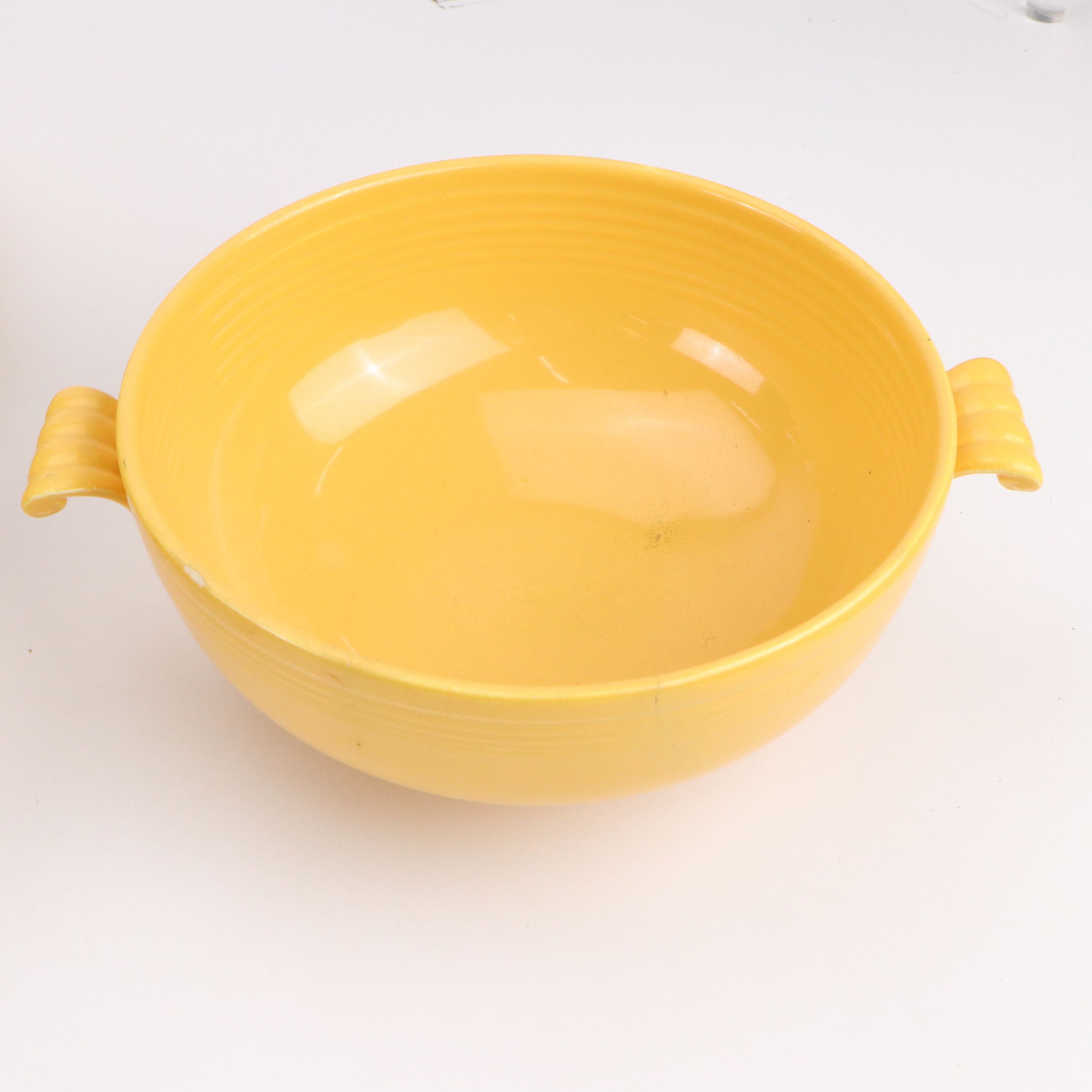 Homer Laughlin Co. "Fiesta" Yellow Ceramic Dinnerware and Serving Pieces