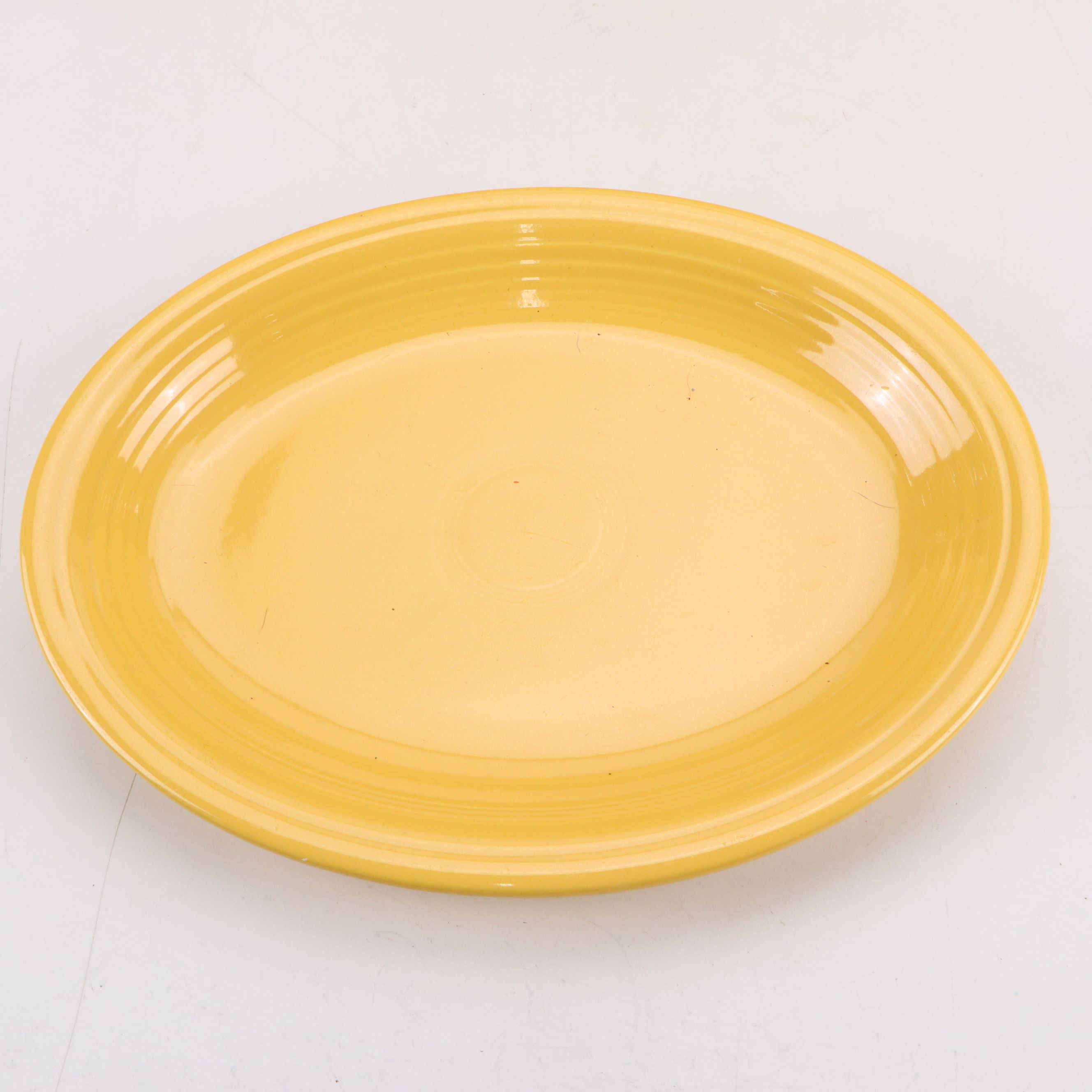Homer Laughlin Co. "Fiesta" Yellow Ceramic Dinnerware and Serving Pieces