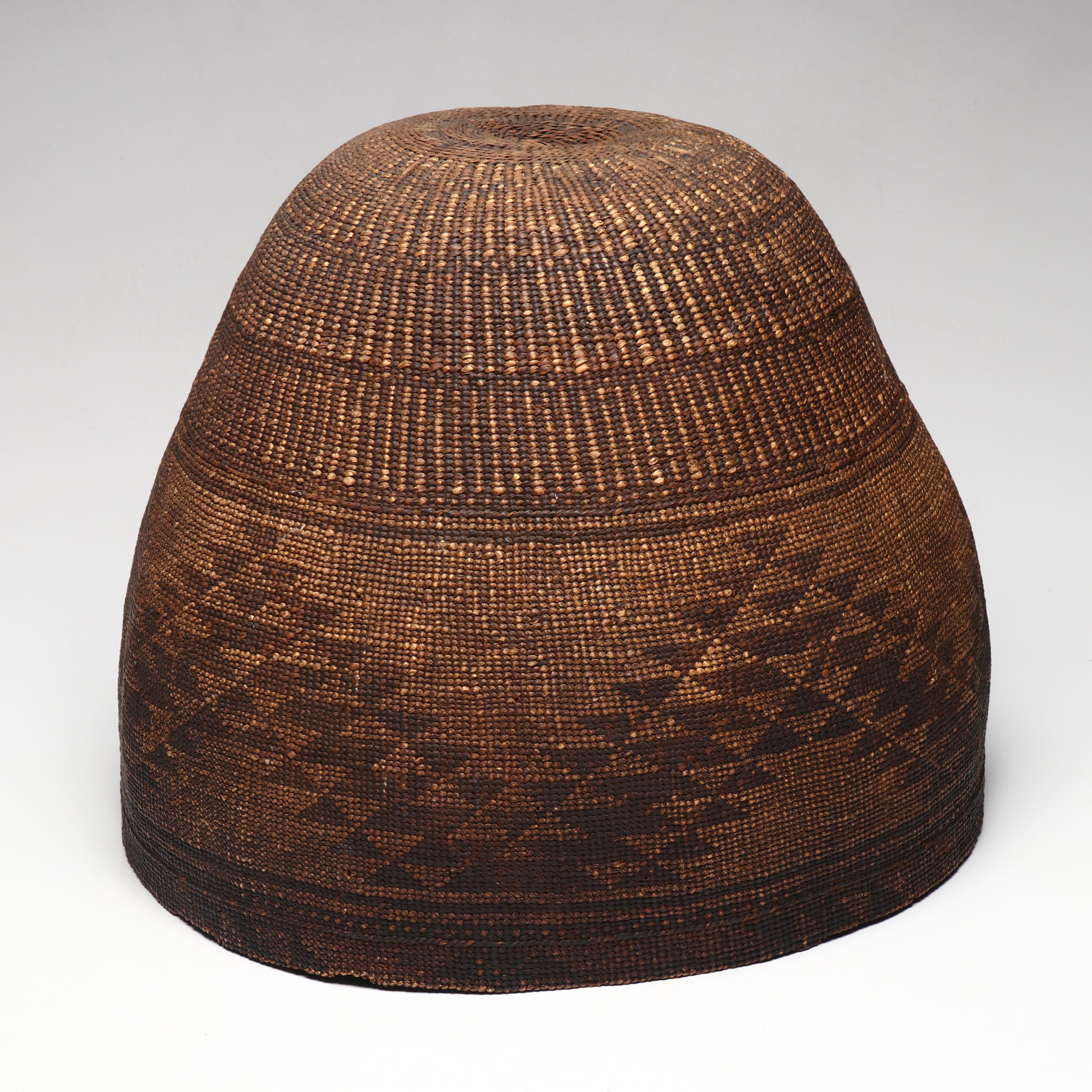 Indigenous Californian Twined Basketry Bowl