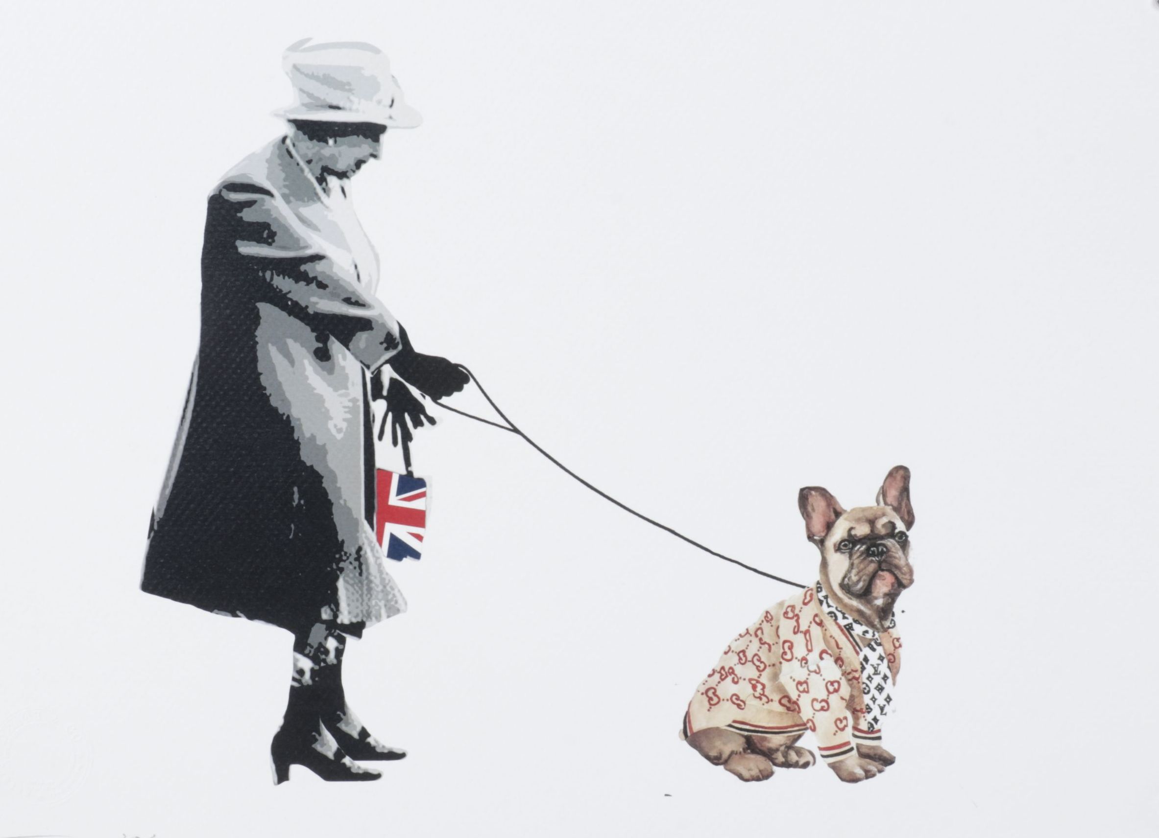 Death NYC Pop Art Digital Graphic Print Homage to Queen Elizabeth II, 2025