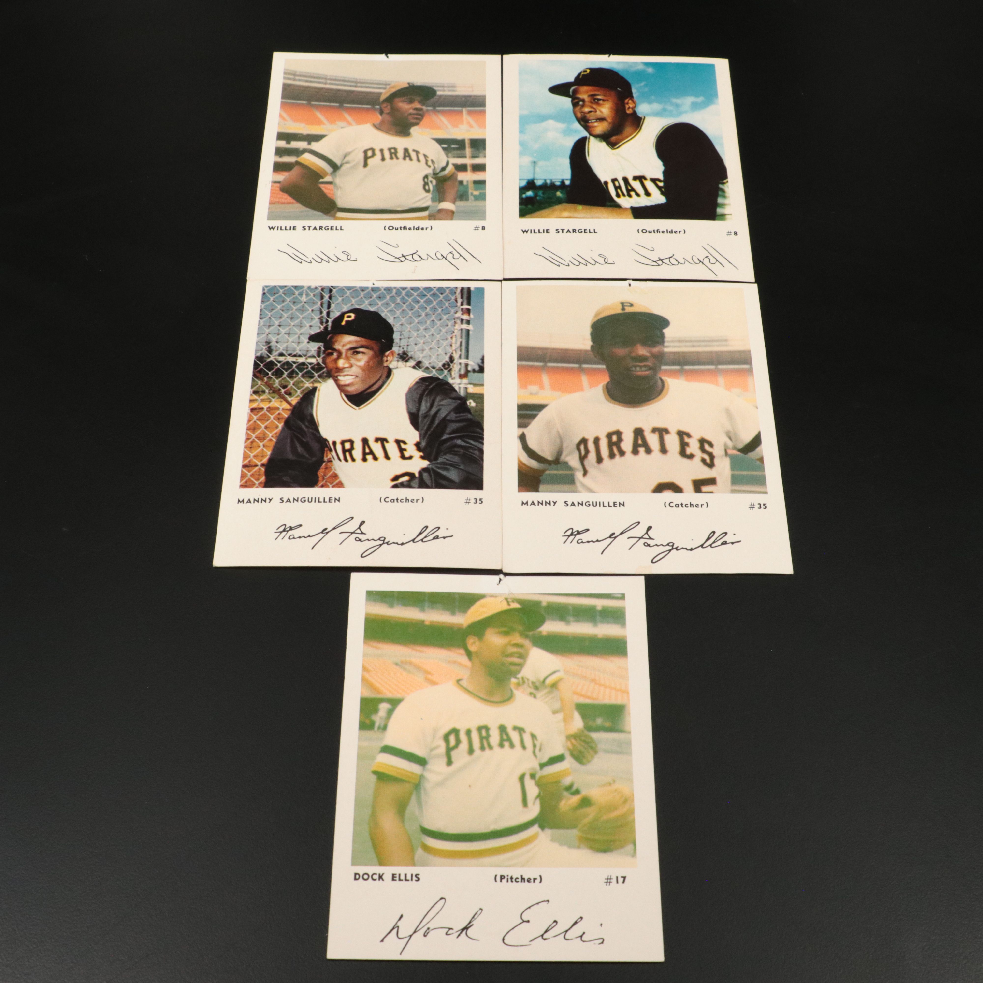 1970 Pittsburgh Pirates Team Issued Photos Featuring Roberto Clemente and More