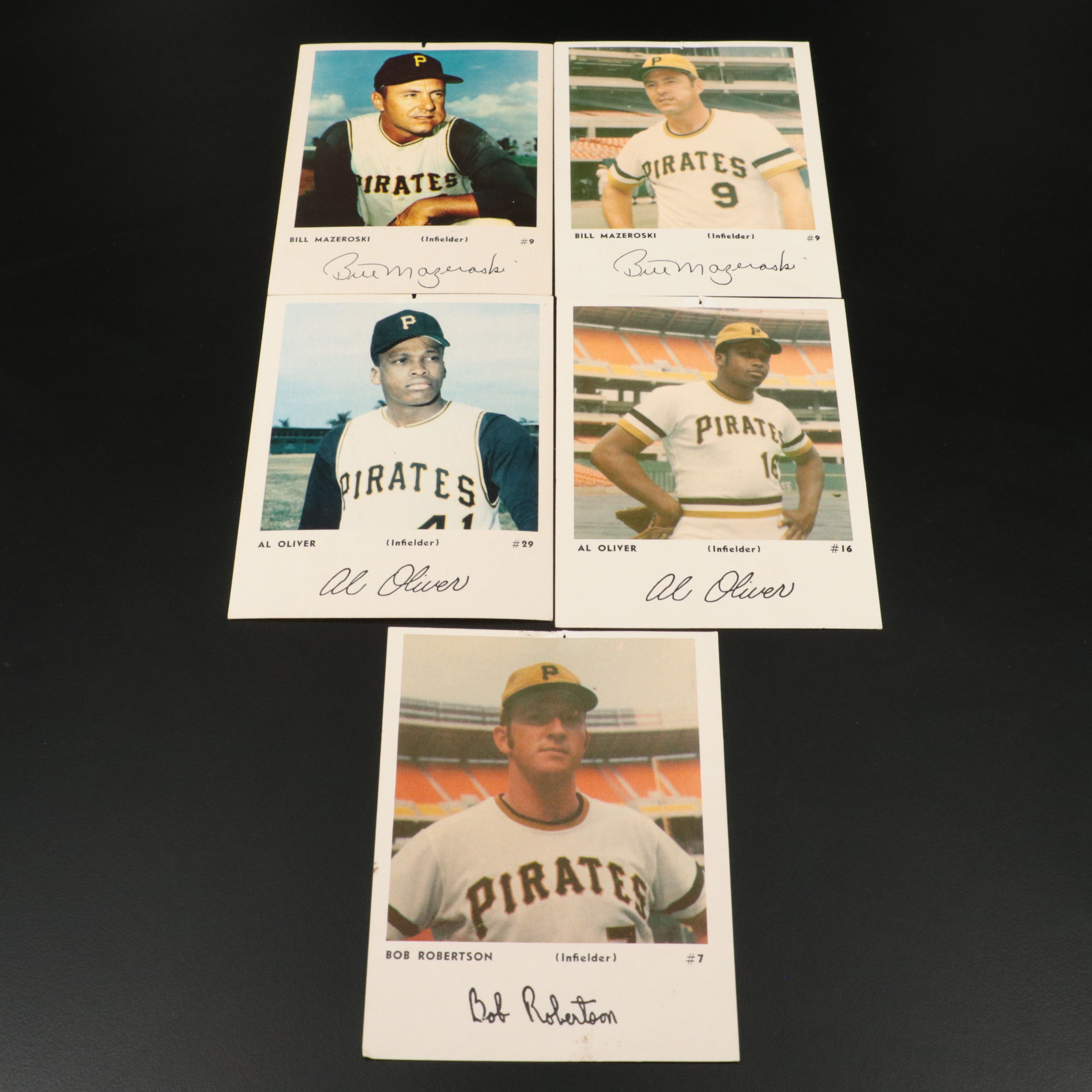 1970 Pittsburgh Pirates Team Issued Photos Featuring Roberto Clemente and More