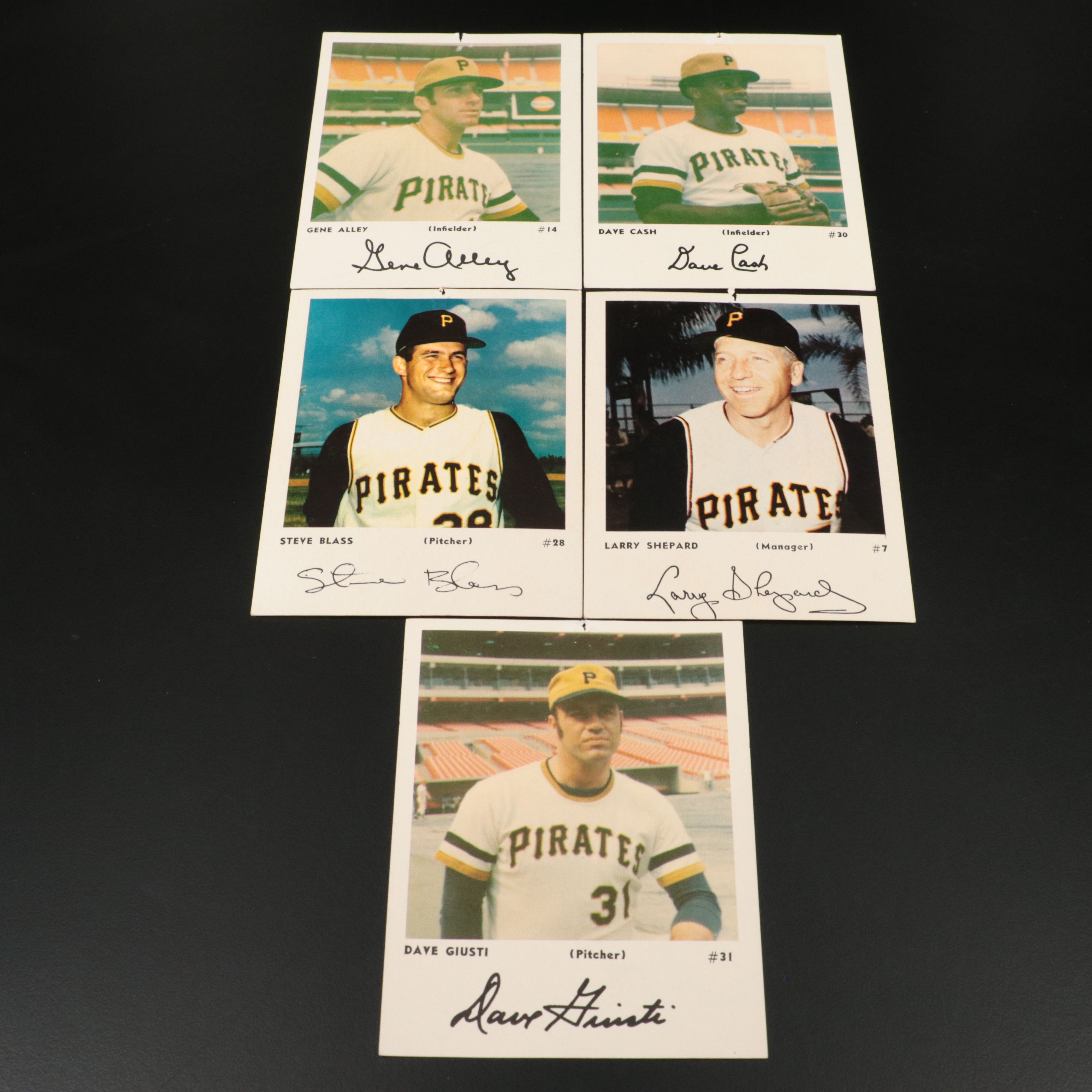 1970 Pittsburgh Pirates Team Issued Photos Featuring Roberto Clemente and More