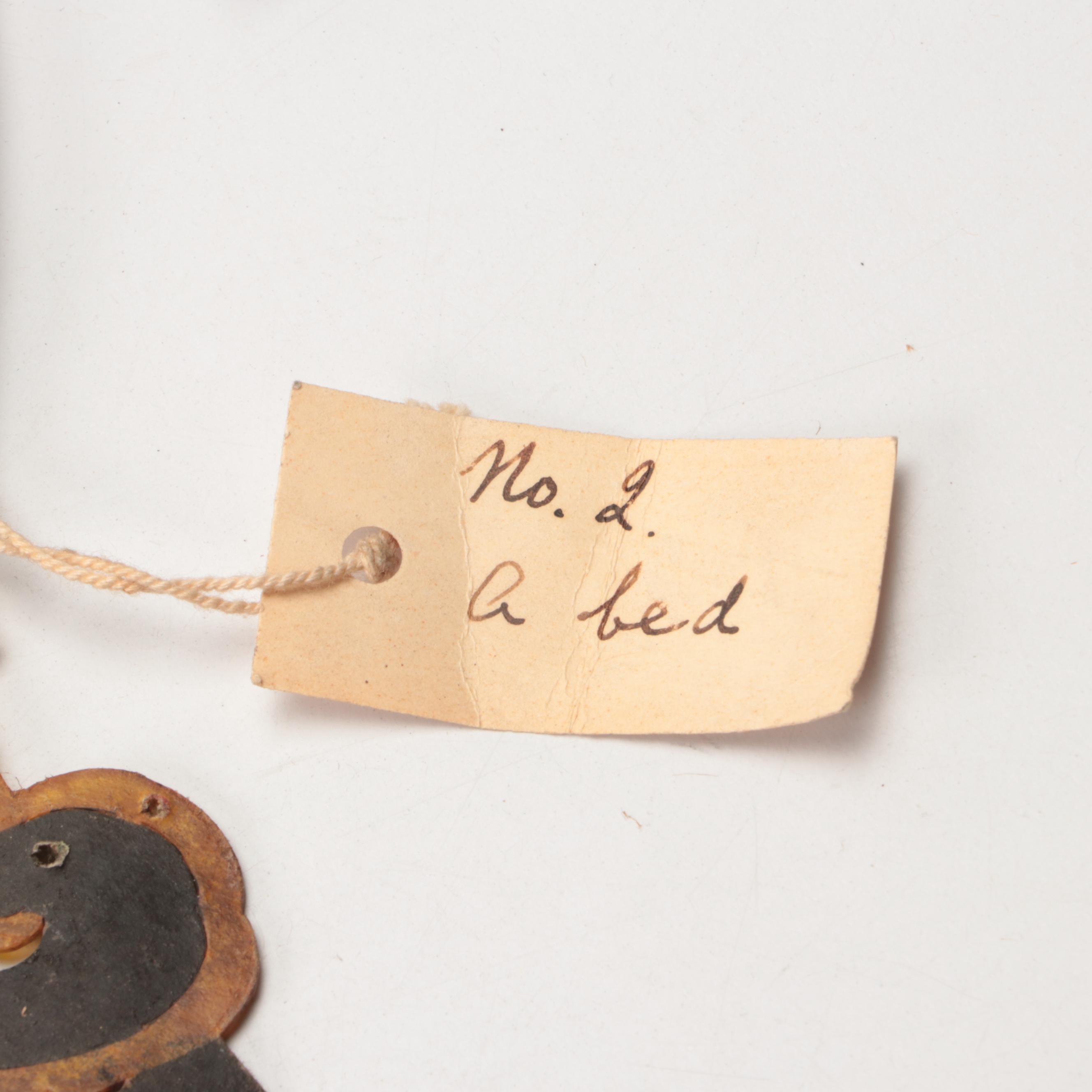 Chinese Bed Vellum Shadow Puppet Prop, Circa 1870