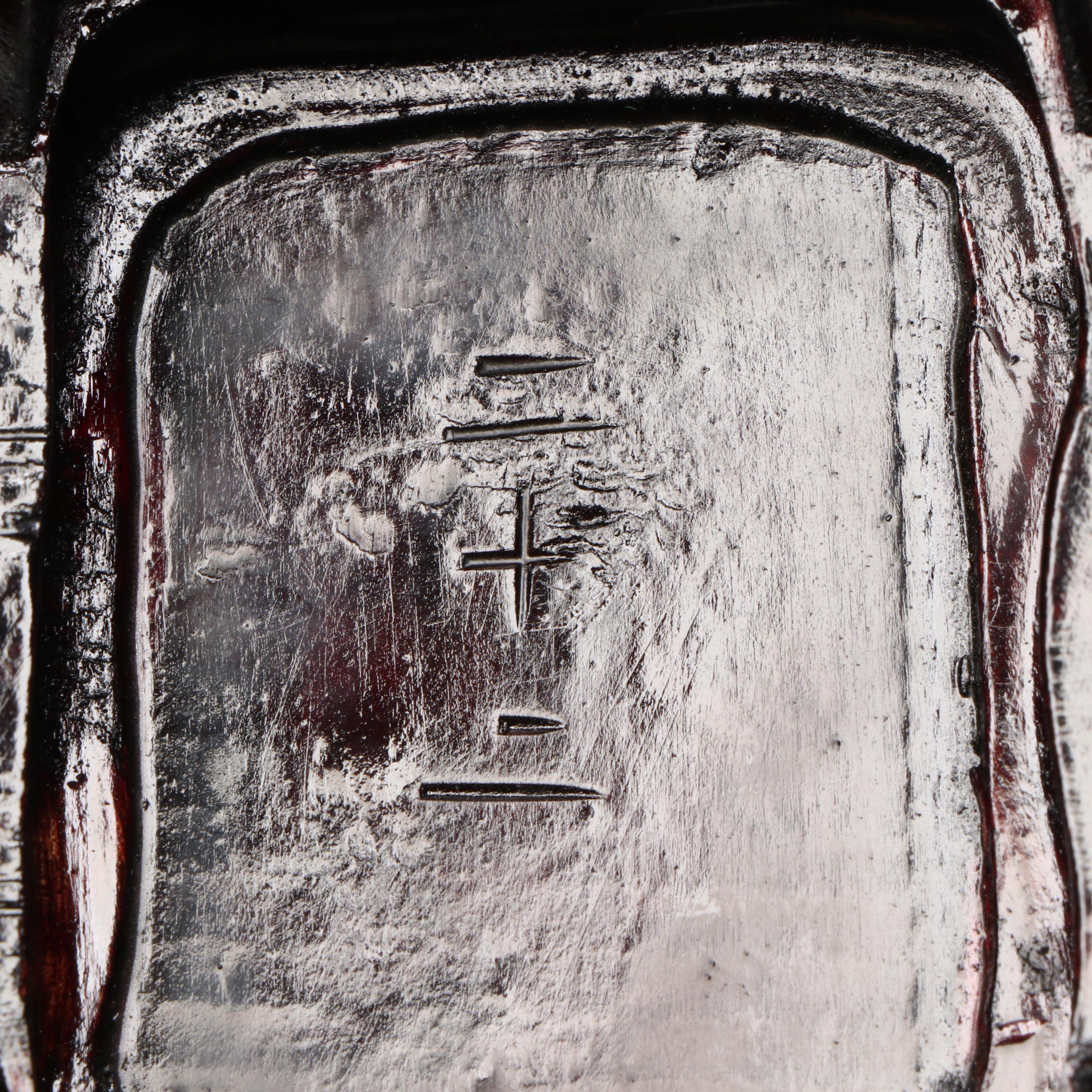 Chinese Carved Serpentine Guardian Lions