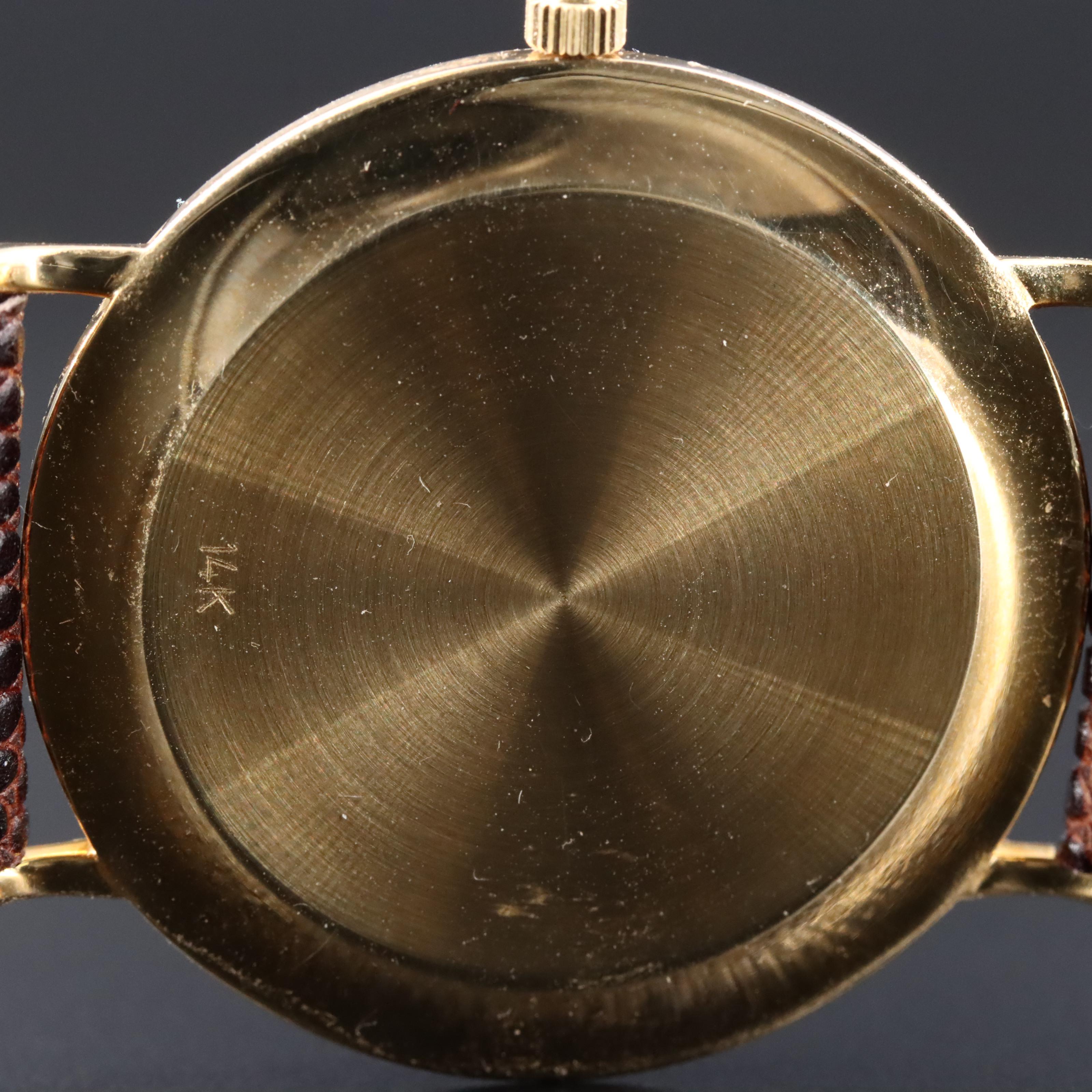 14K Geneve Slim Quartz Watch