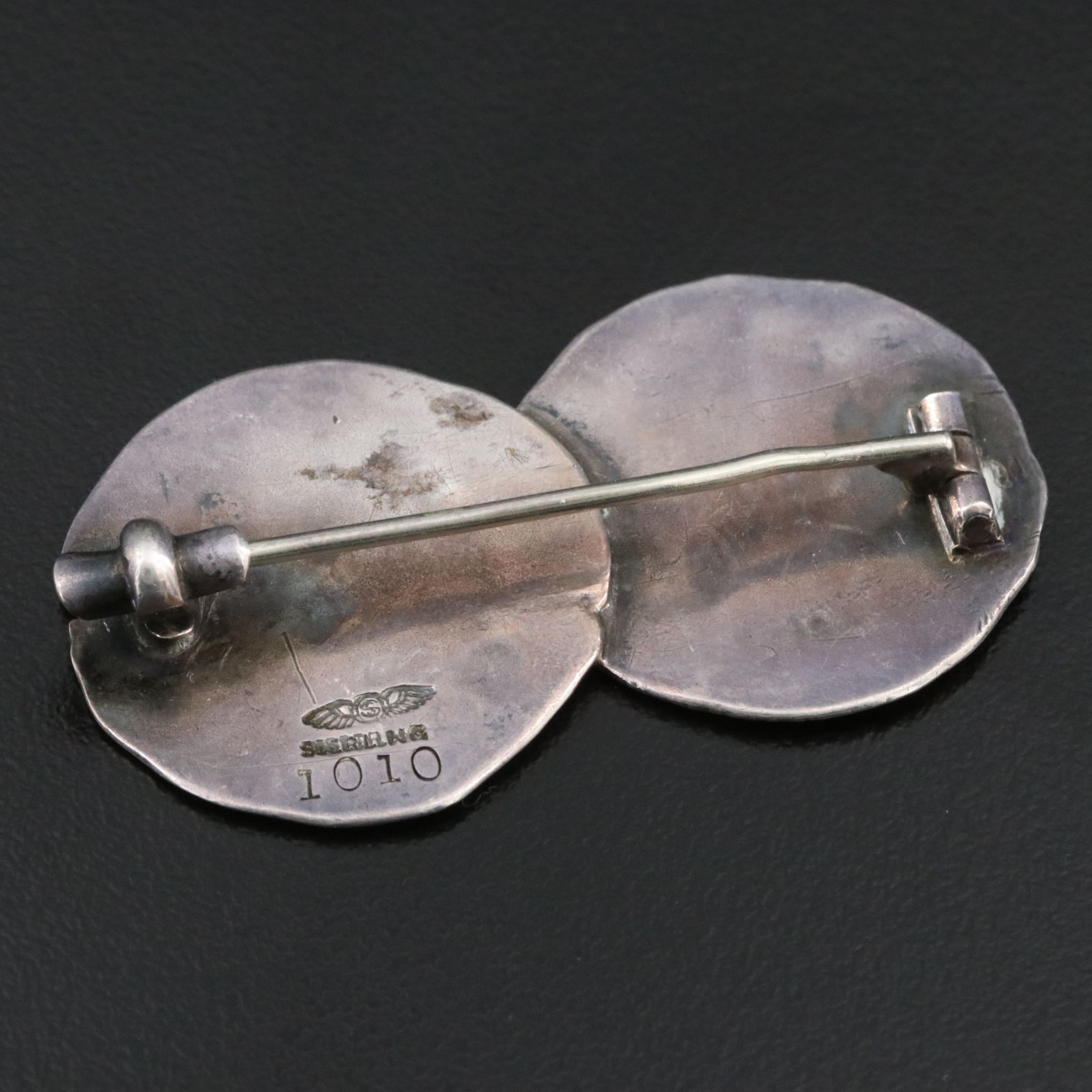 George W. Shiebler & Co. Sterling Greco-Roman Figural Brooch