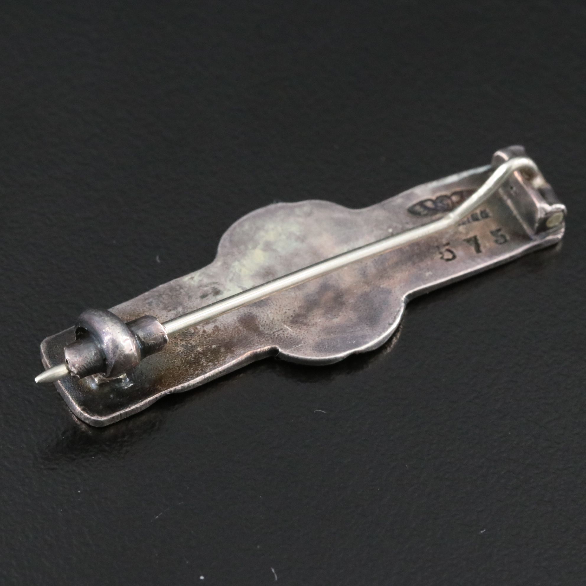 George W. Shiebler & Co. Sterling Greco-Roman Figural Brooch
