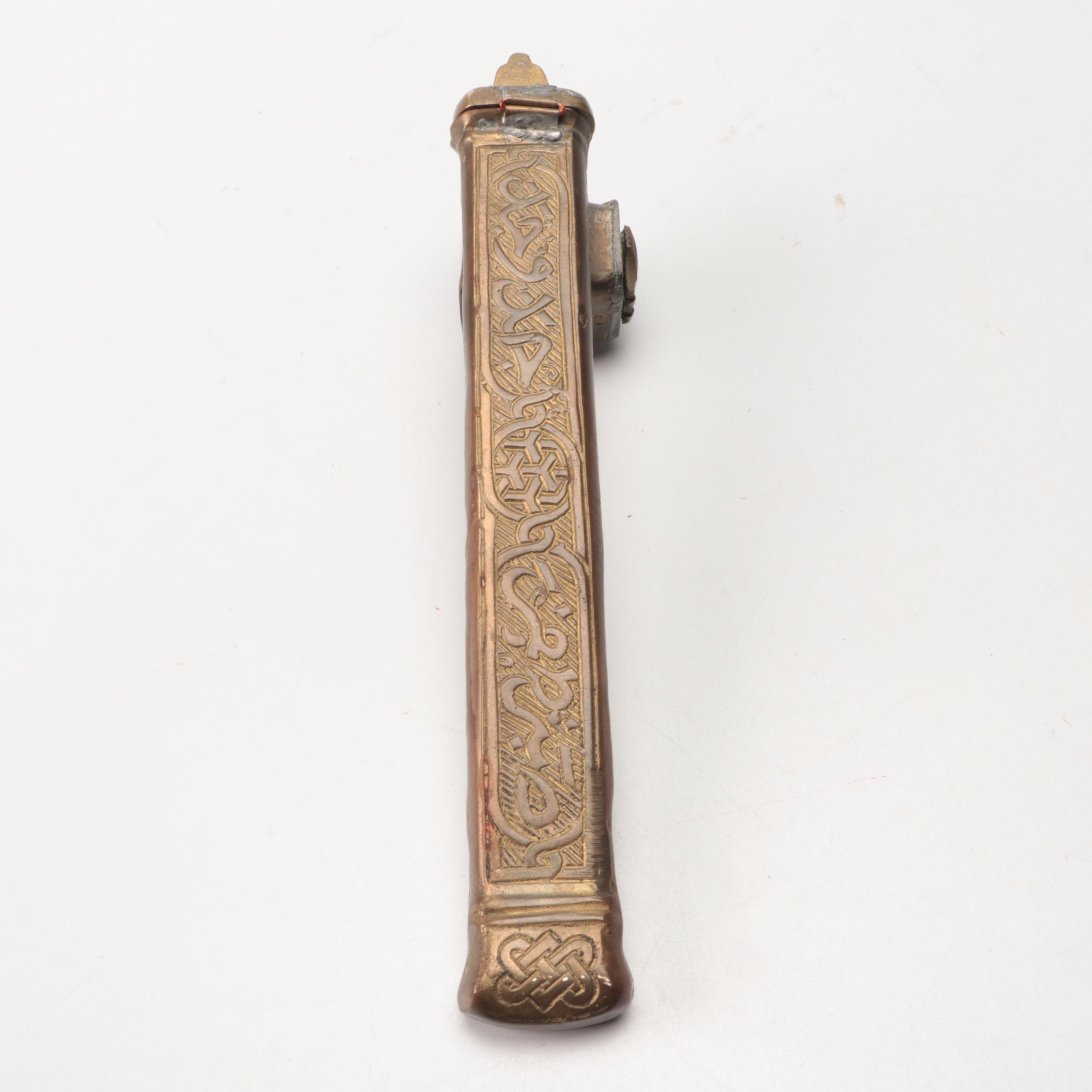 Middle Eastern Brass Qalamdan