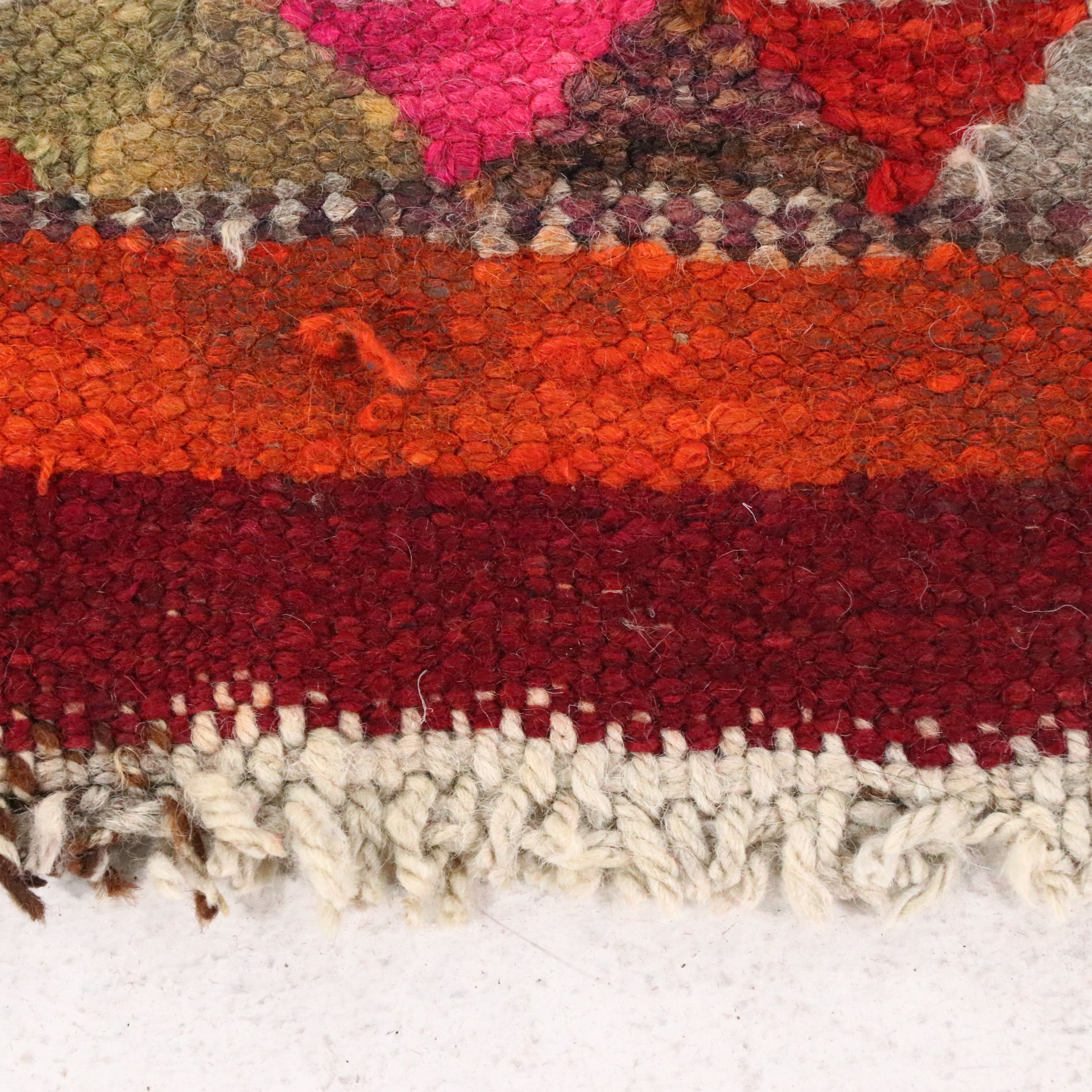 3'1 x 10'6 Hand-Knotted Turkish Village Carpet Runner