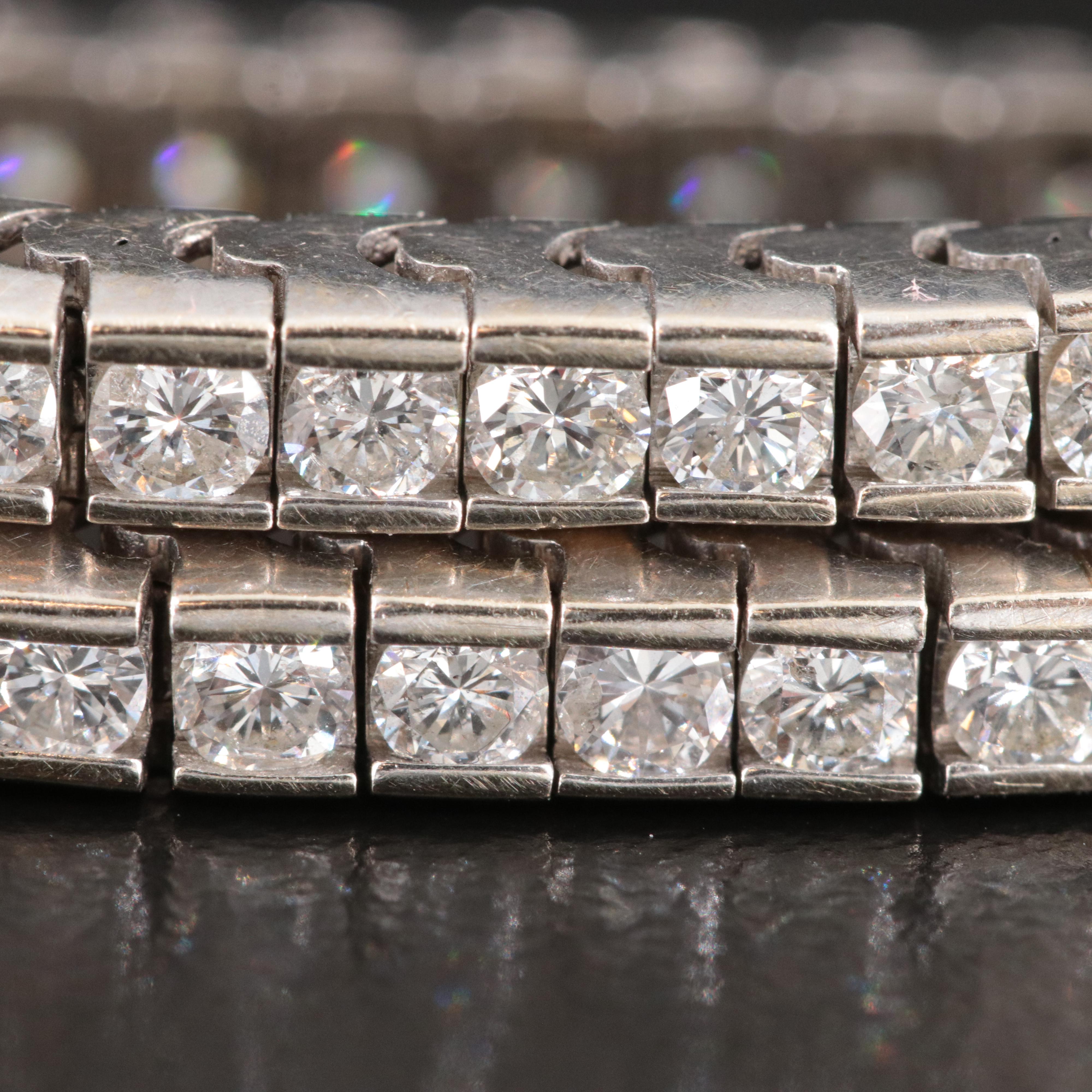 14K 3.13 CTW Diamond Line Bracelet