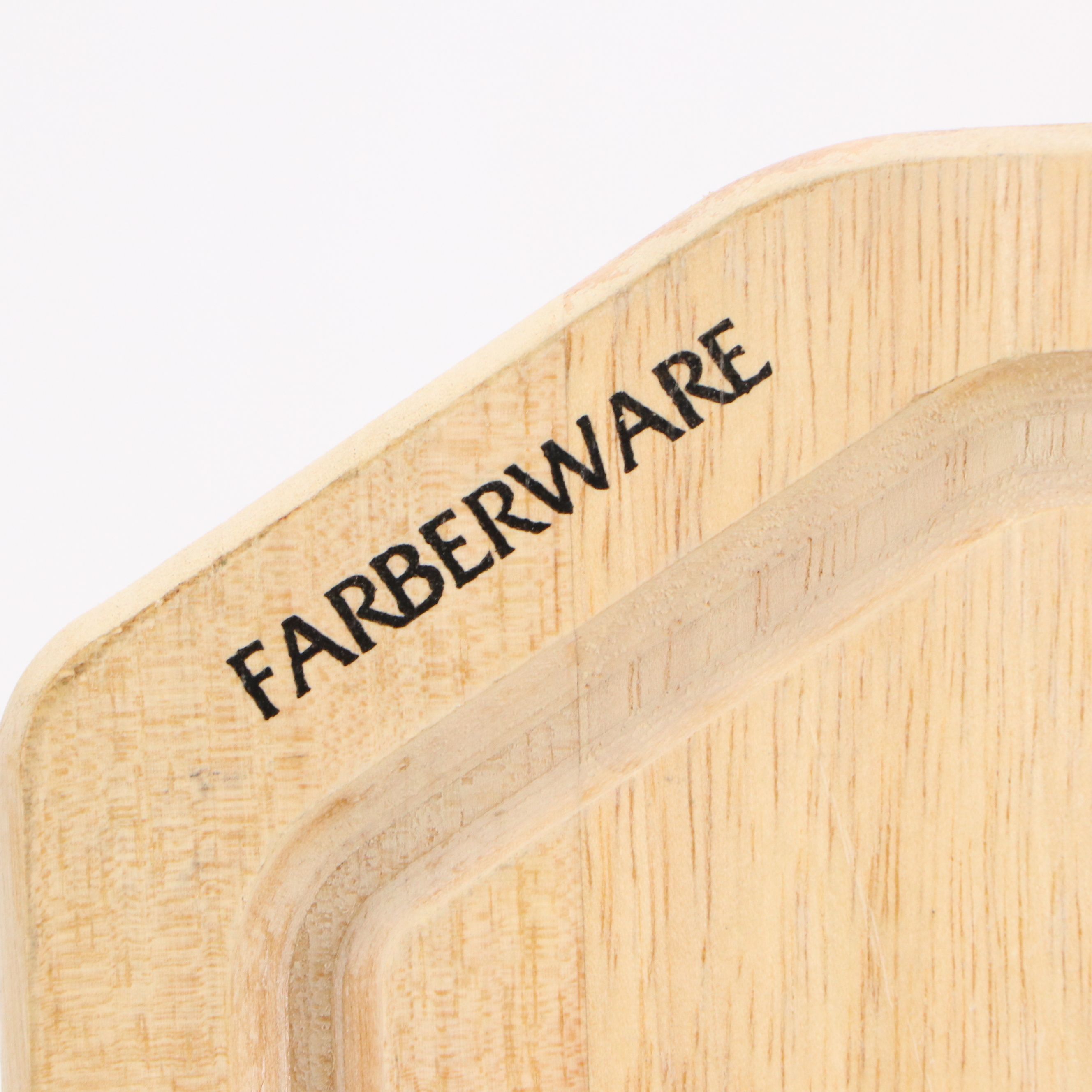 Cuisinart Kitchen Knife Set with Farberware Wood Cutting Broad