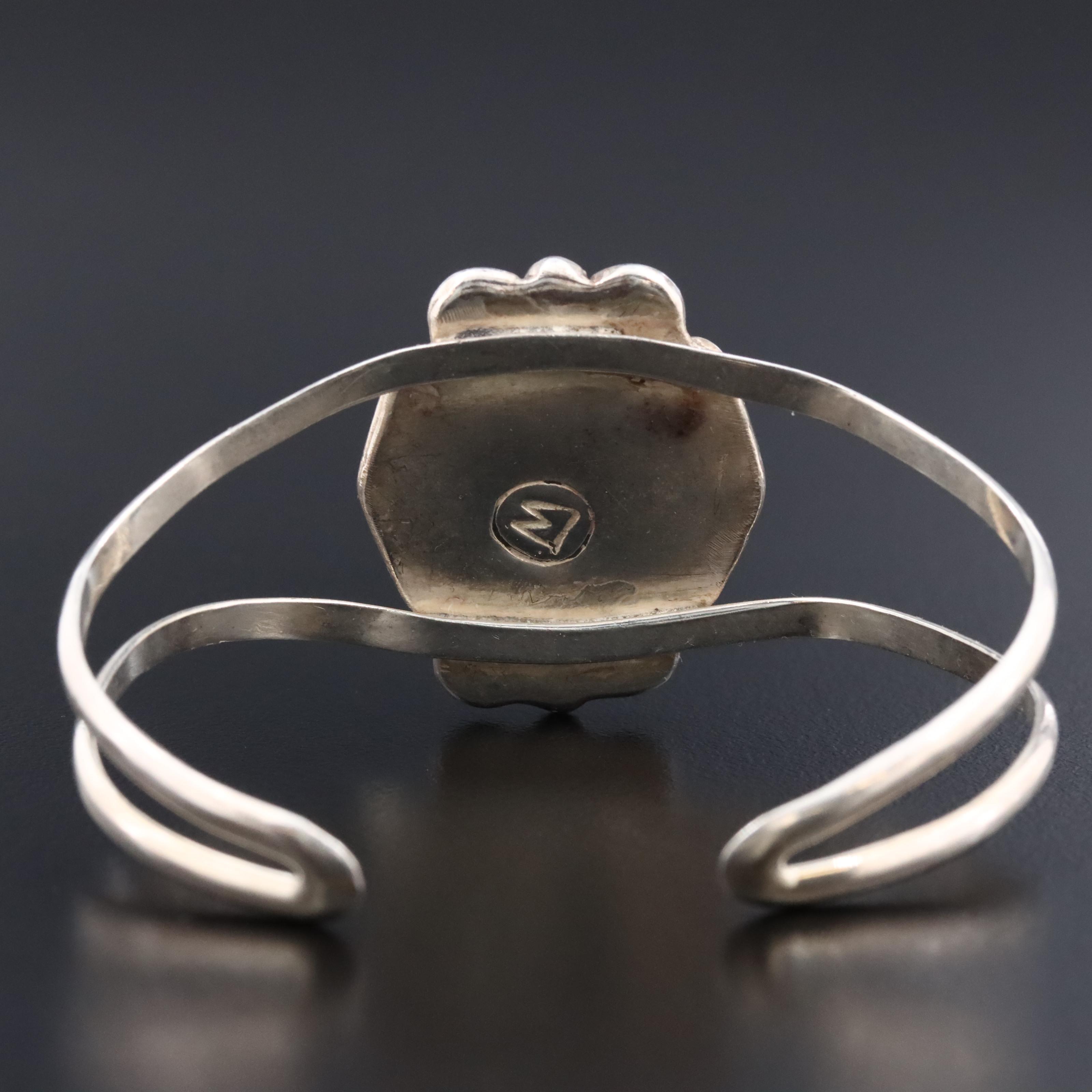 Sterling Turquoise Cuff Bracelet