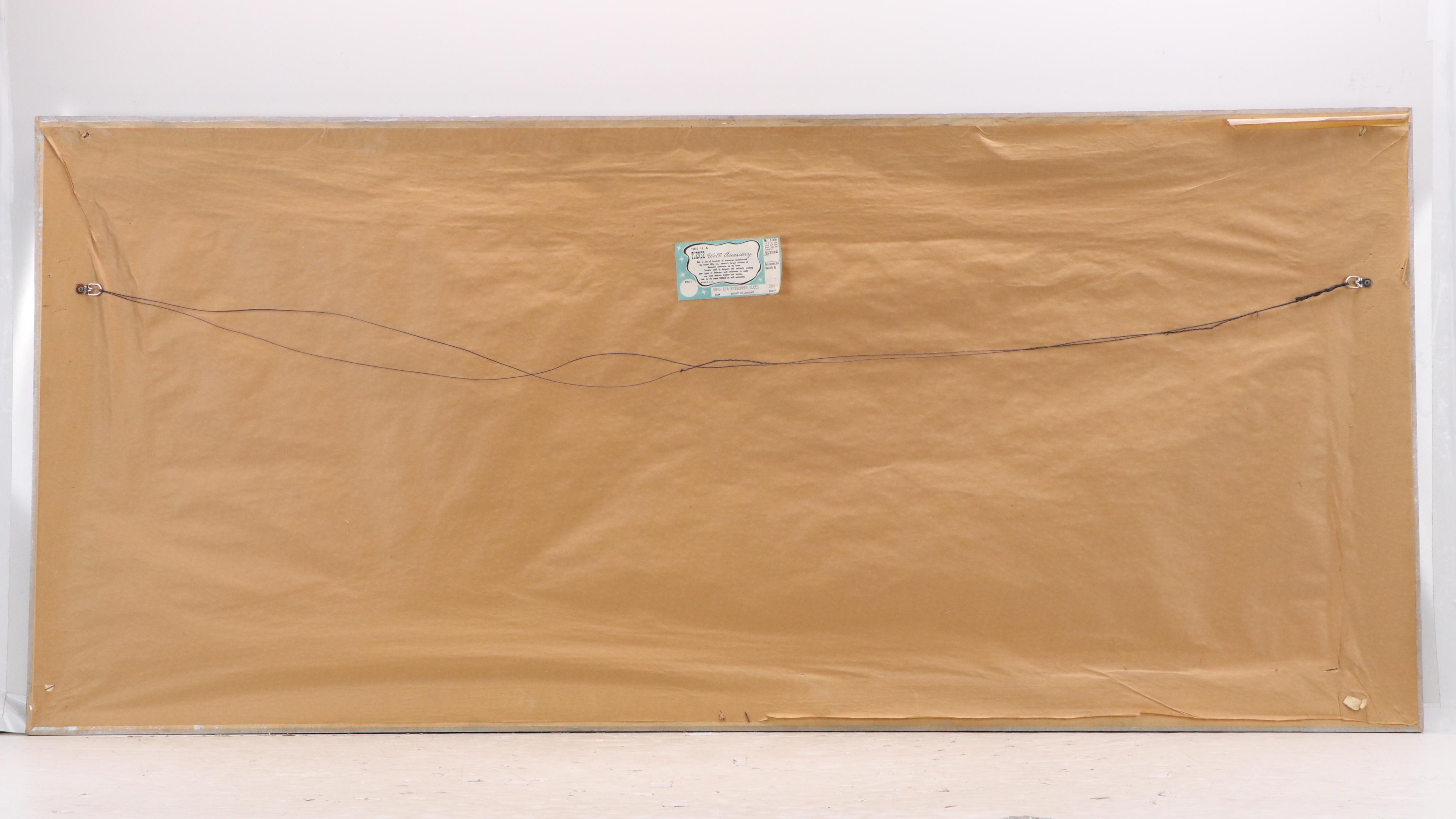 After Jean Maio Offset Lithograph of Urban Canal Scene "Skyscraper Blues"