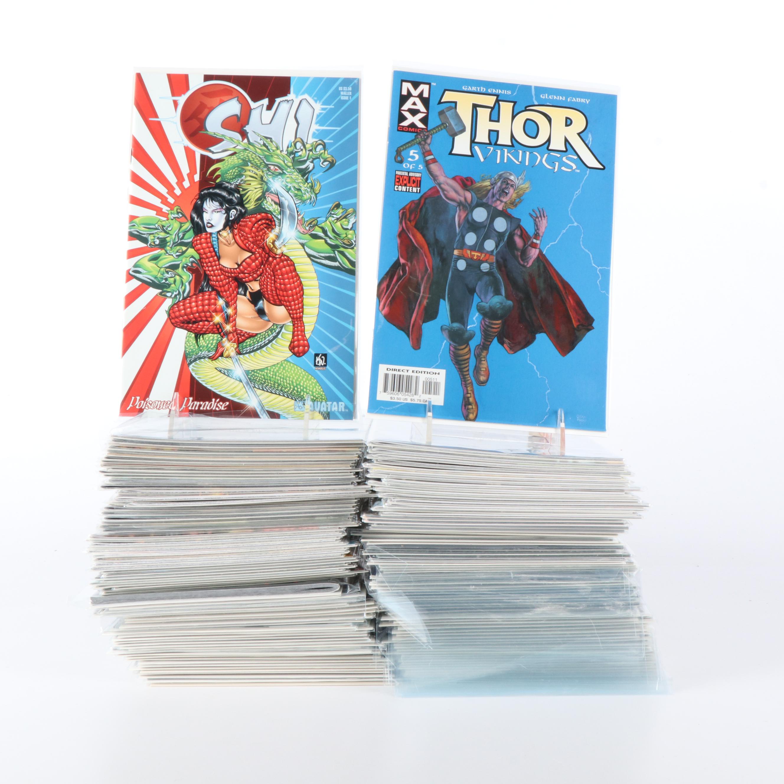 200+ Modern Age Comic Books Including "The Punisher"