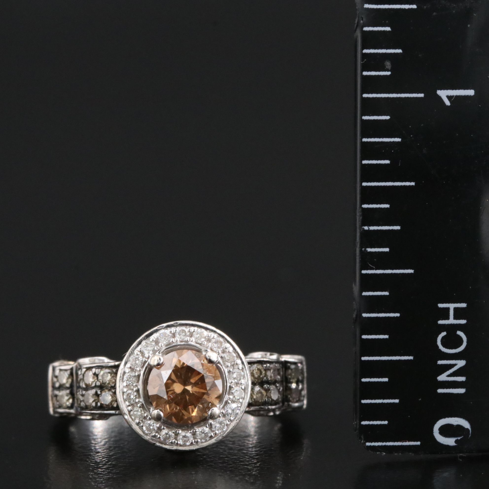 Le Vian 14K 1.41 CTW Diamond Ring with Fancy Brown Diamonds