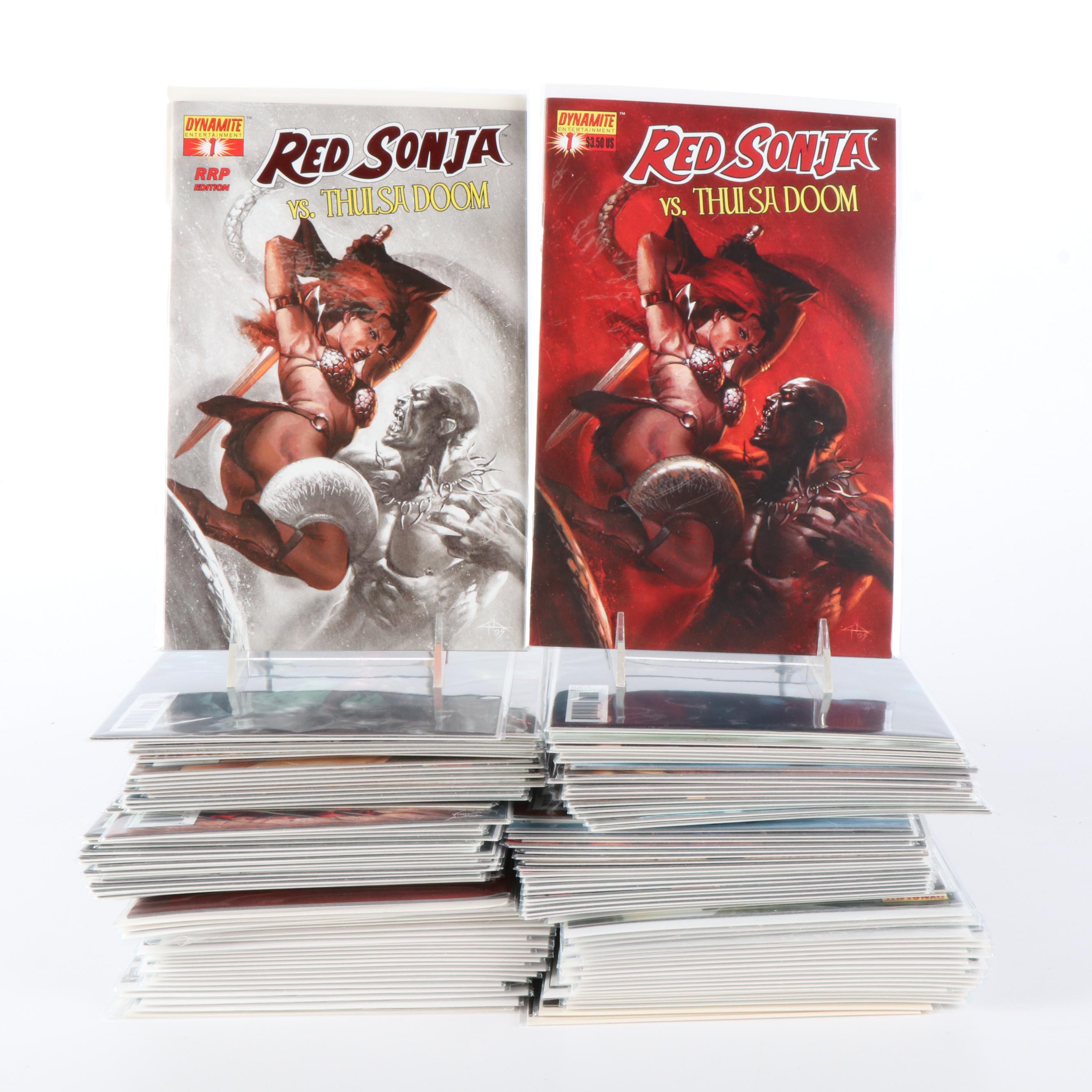 200+ "Red Sonja" Modern Age Comic Books