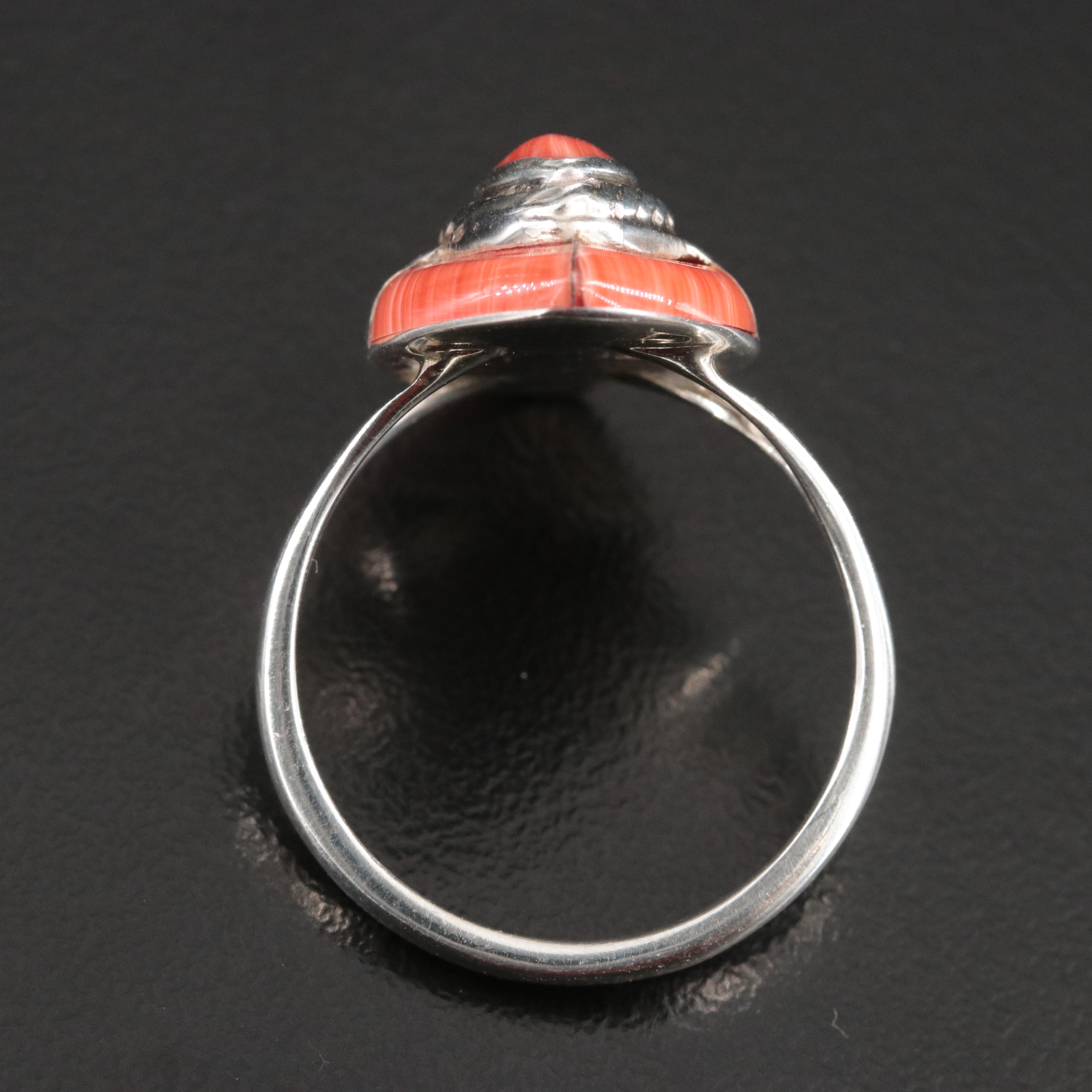 Sterling Navette Ring