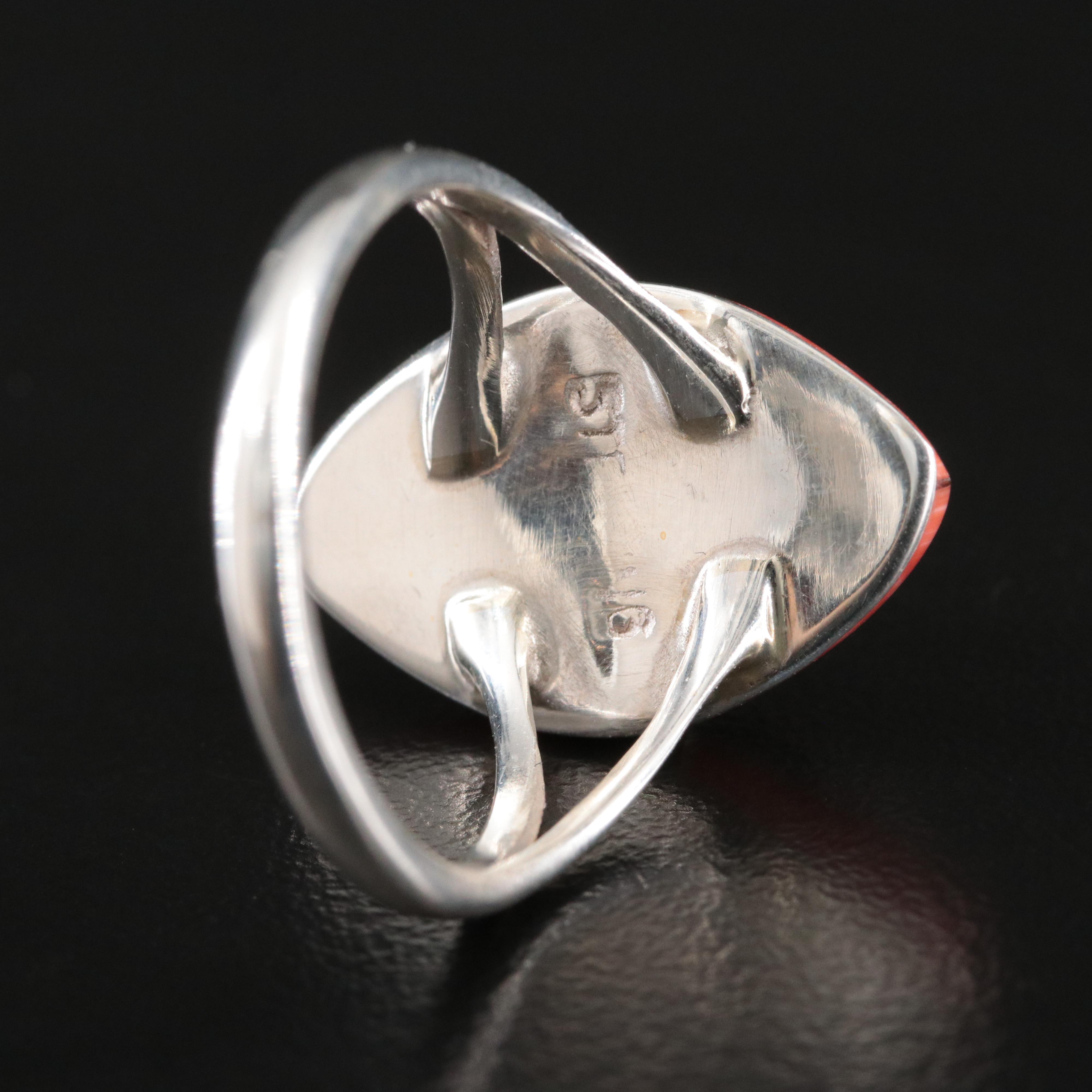 Sterling Navette Ring