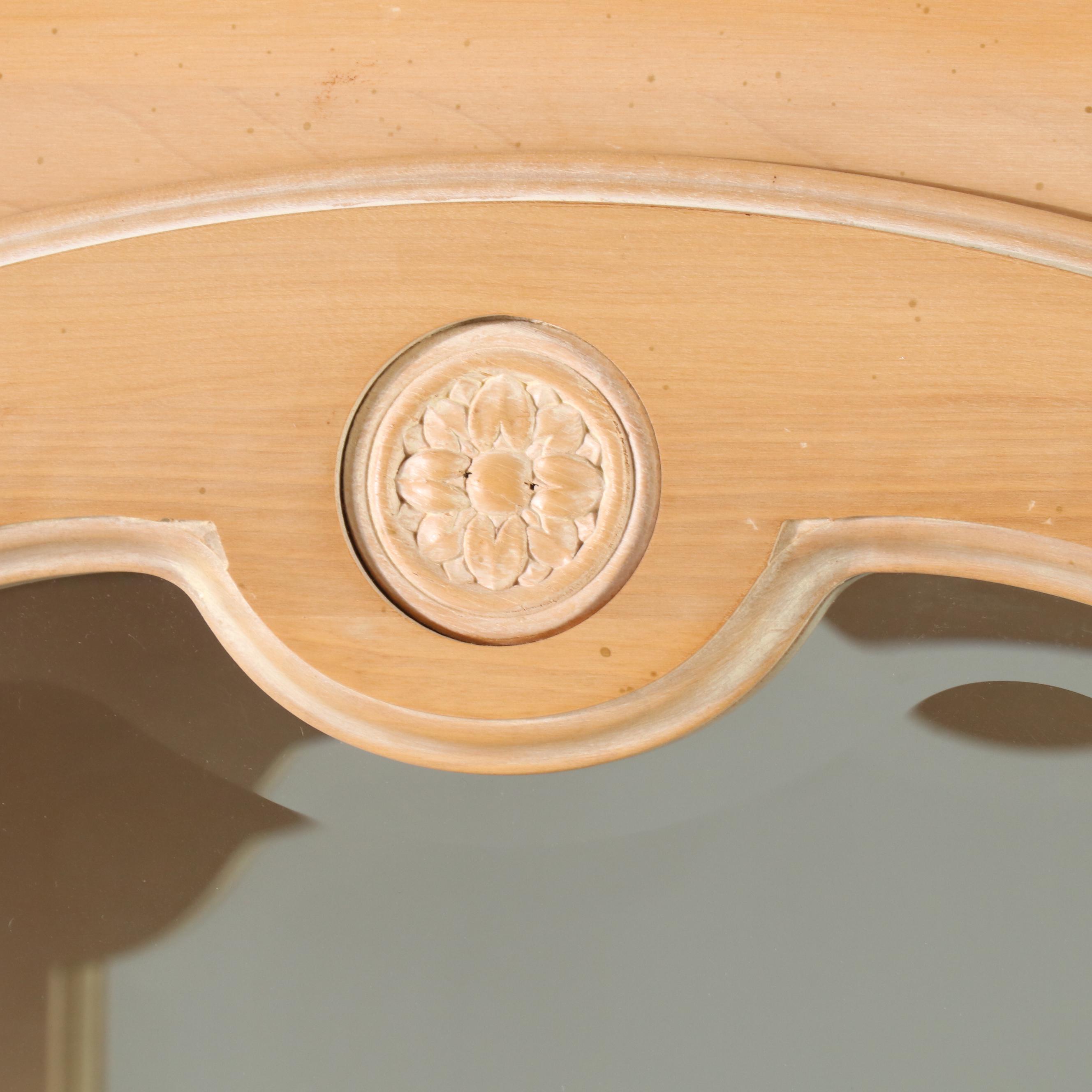 Ethan Allen French Country Style Illuminated Display Cabinet