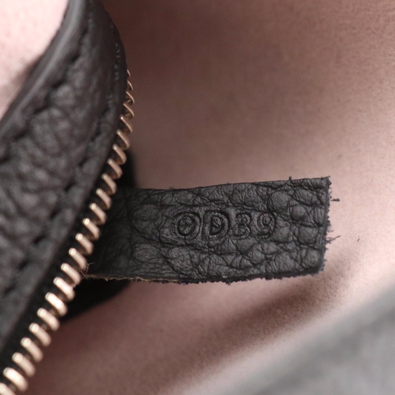 Tod's Joy Flap Tote in Black Grained Calfskin Leather