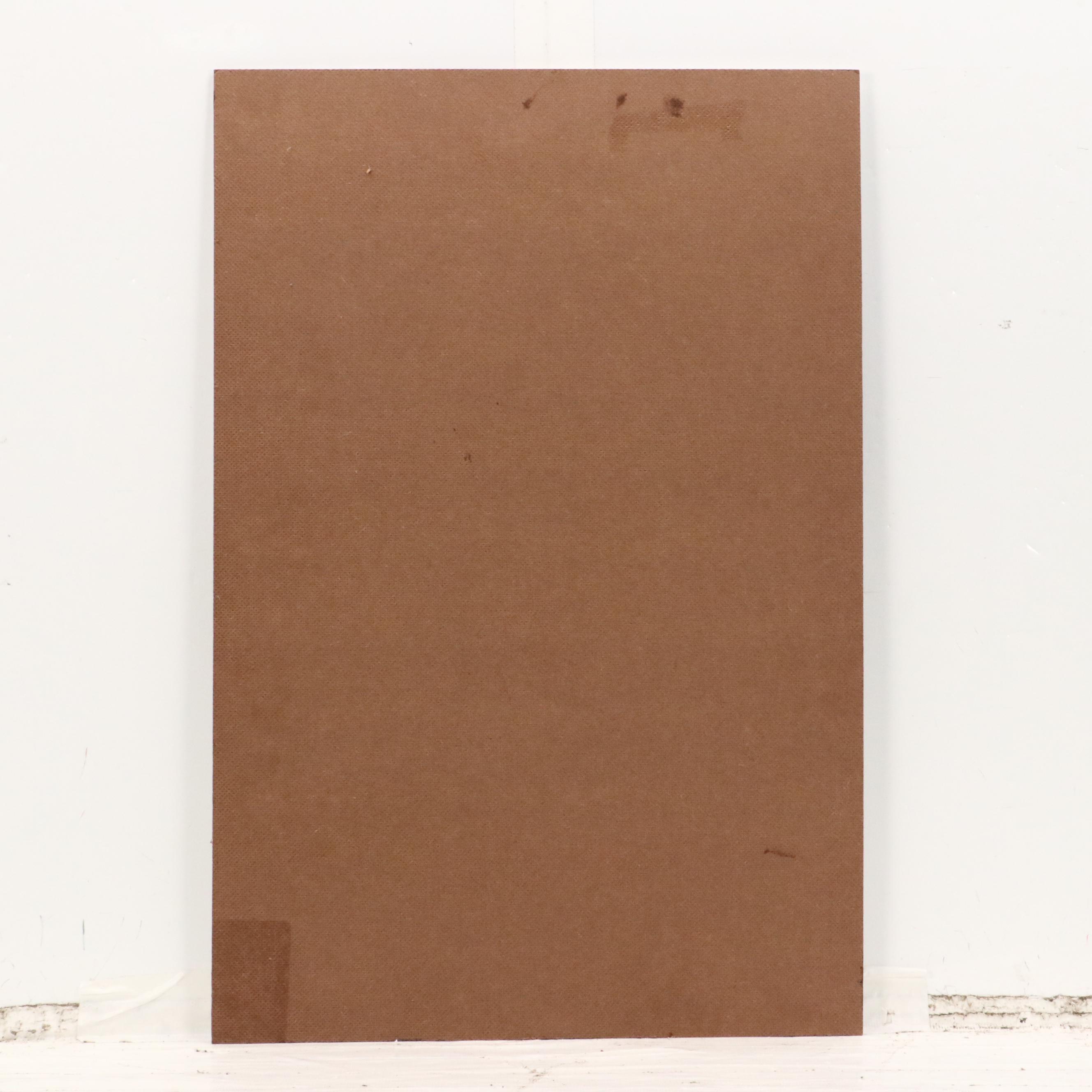 Peter Keil Abstract Acrylic Portrait Painting, Late 20th Century