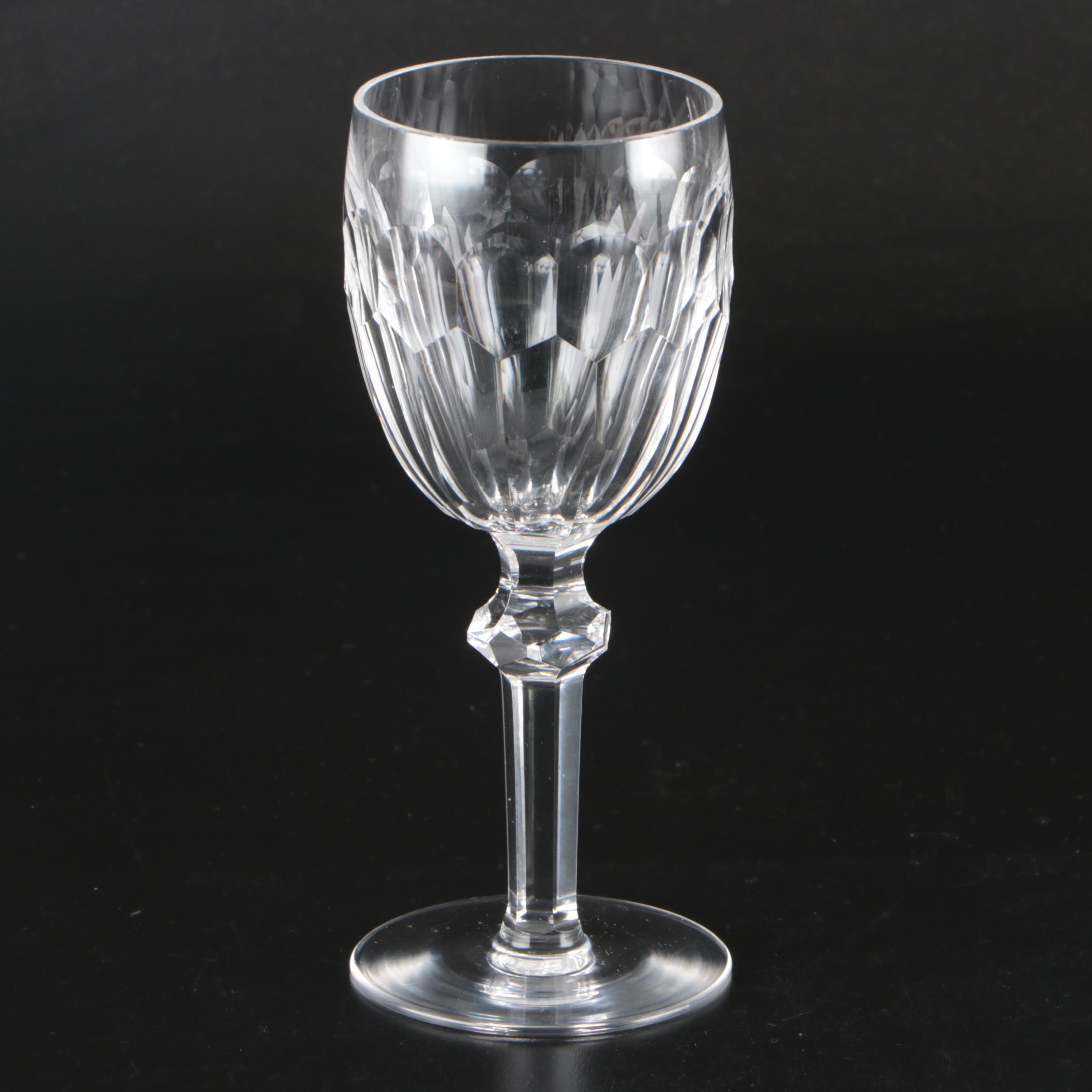 Waterford Crystal "Curraghmore" Water Goblets, Late 20th Century