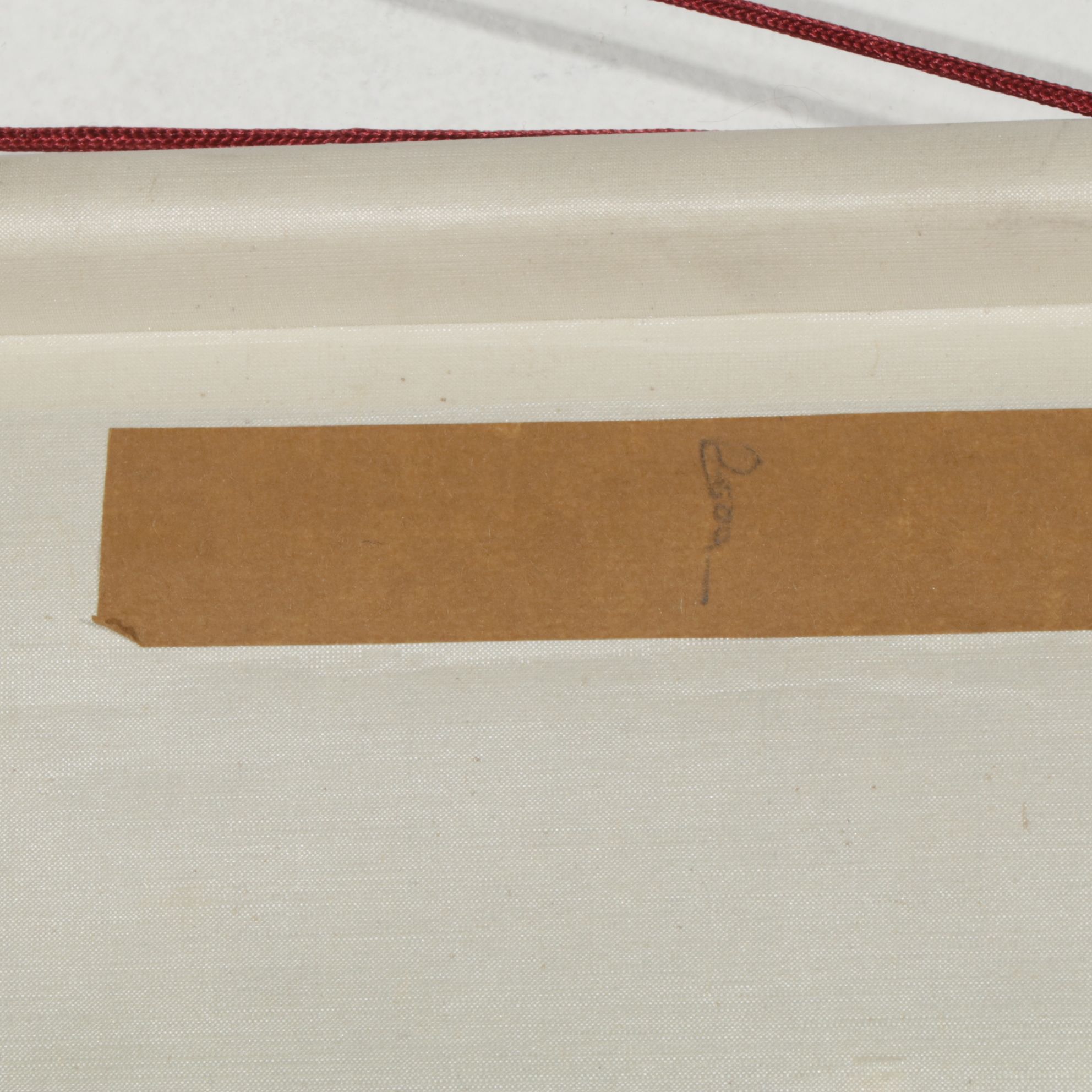 Zhou Sicong Large Watercolor Scroll Painting of Two Women in a Garden