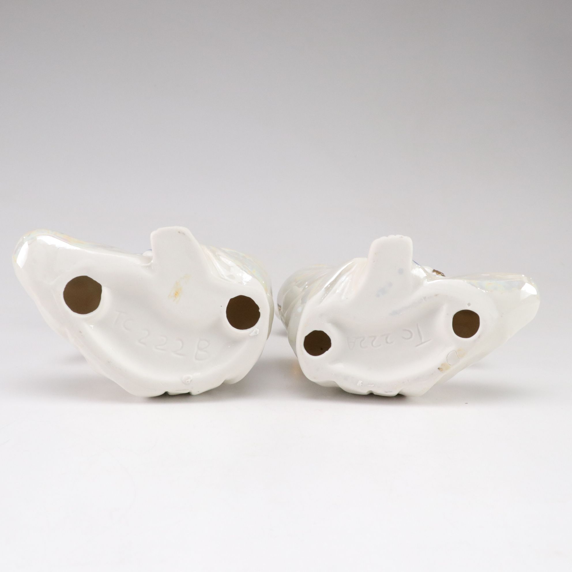 Hand-Painted Porcelain Thai Dancer Figurines