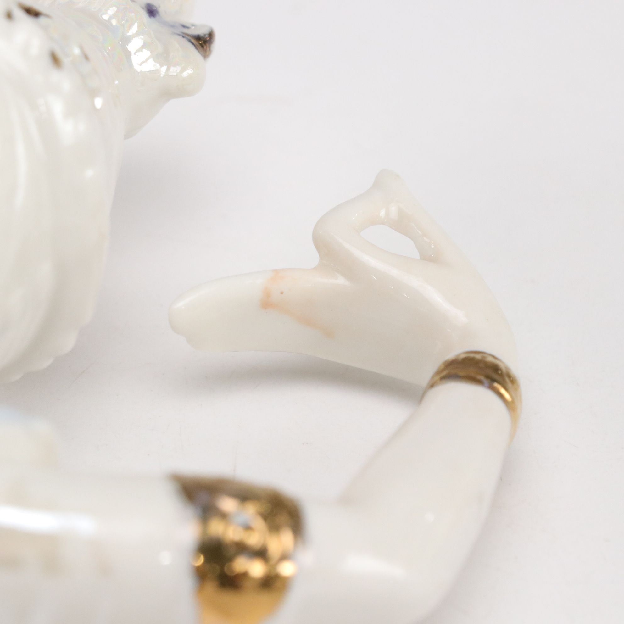 Hand-Painted Porcelain Thai Dancer Figurines