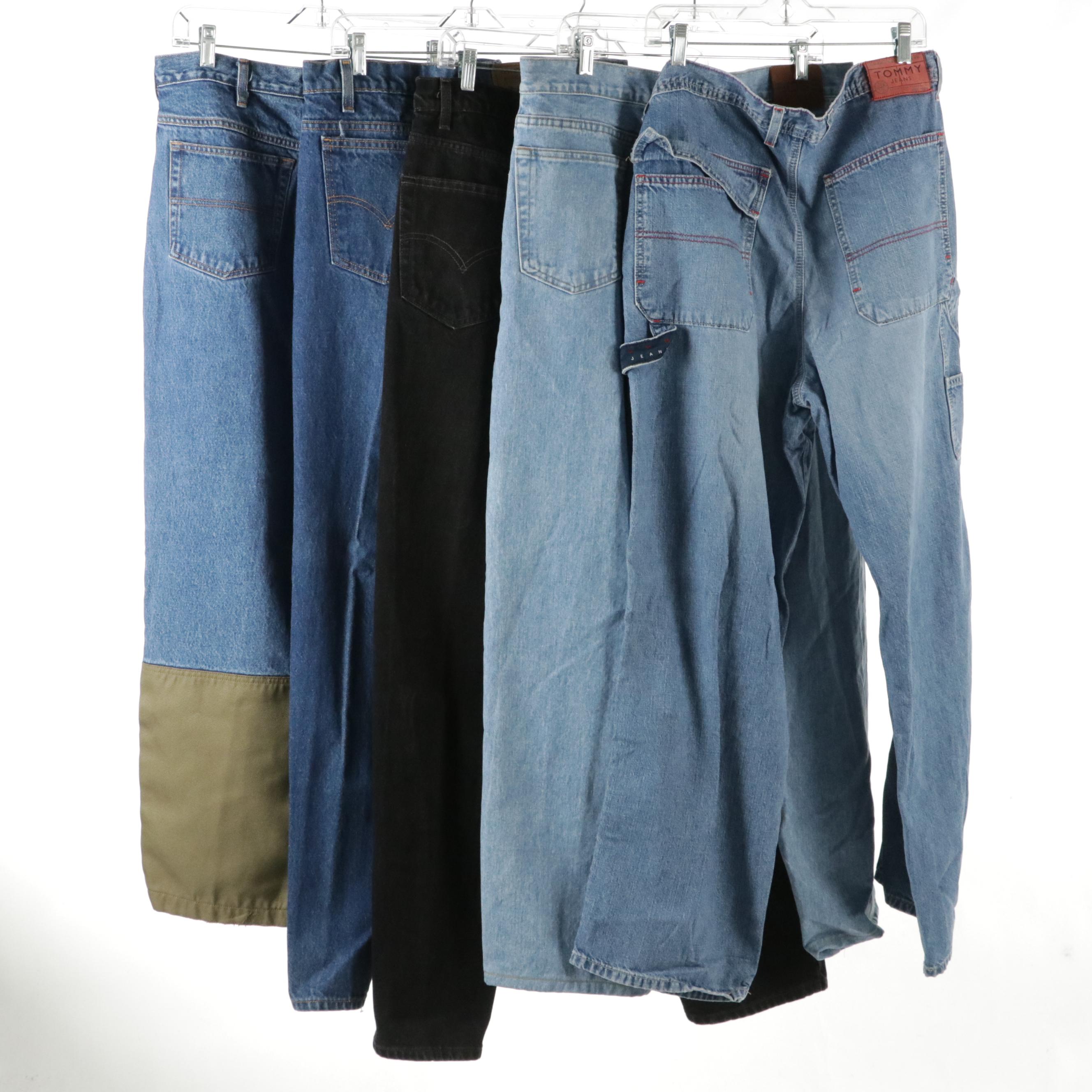 Men's Denim Jeans Featuring Columbia Sportswear, Levi's, and Tommy Jeans