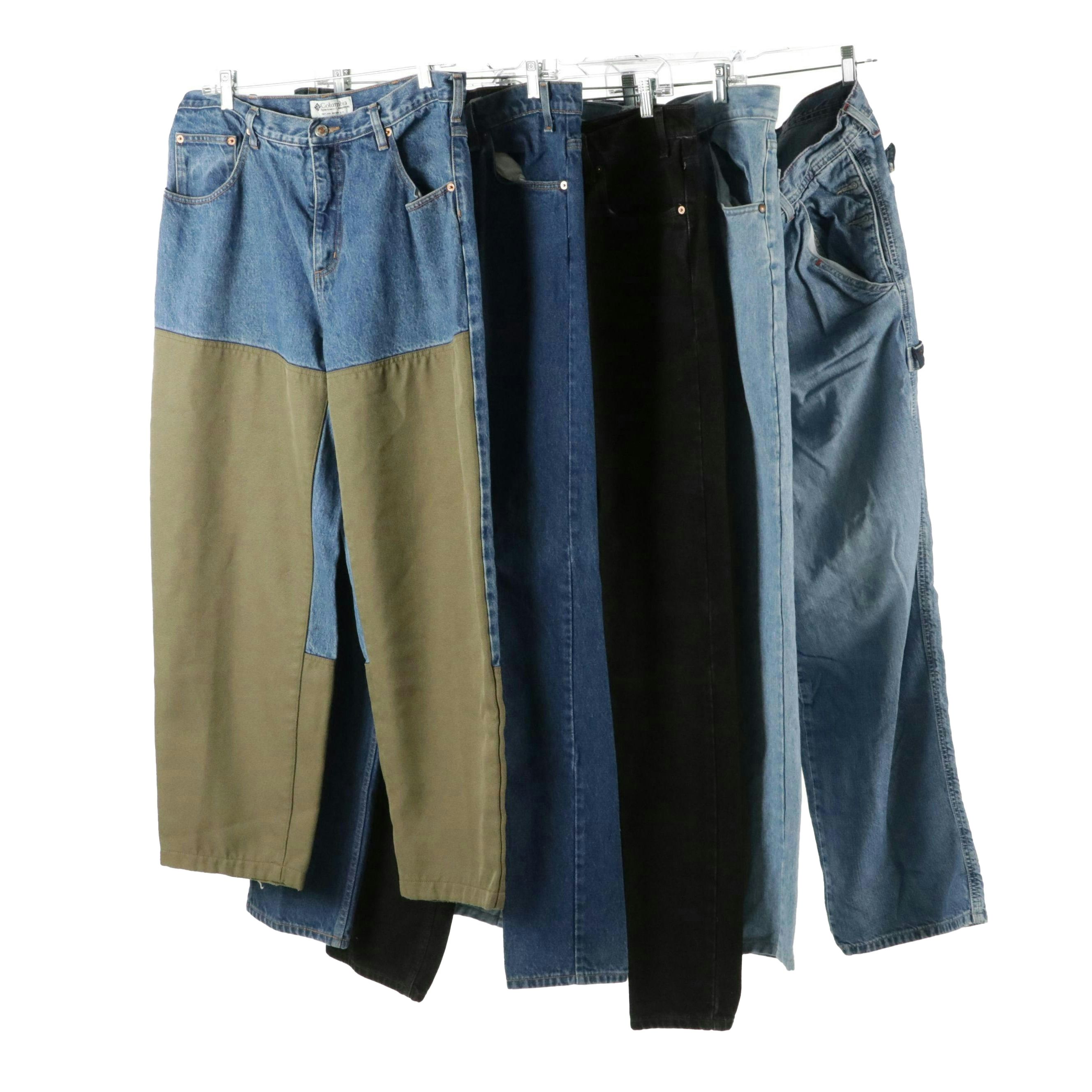 Men's Denim Jeans Featuring Columbia Sportswear, Levi's, and Tommy Jeans