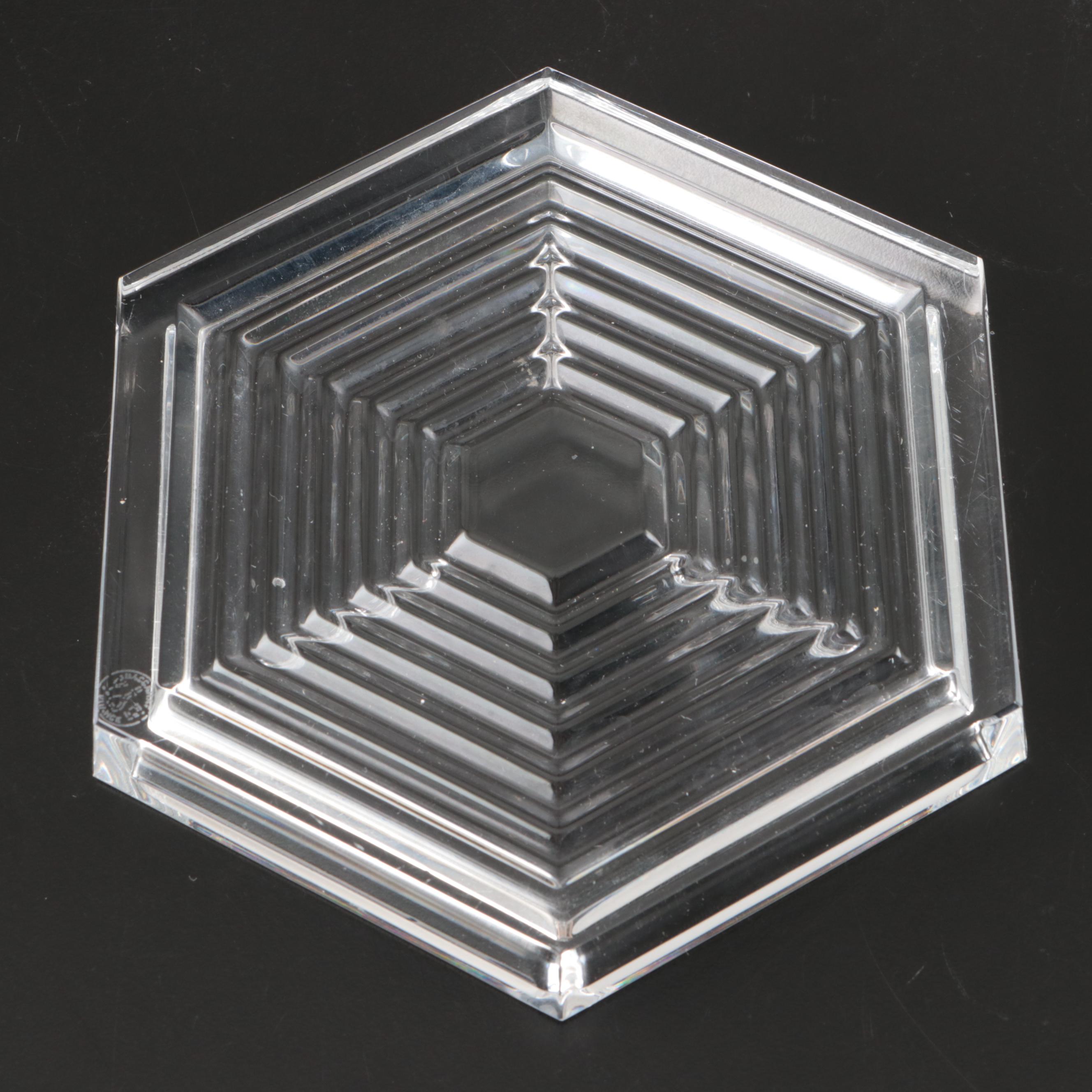 Baccarat "Perfection" Crystal Brandy Glasses and "Orsay" Decanter Coaster