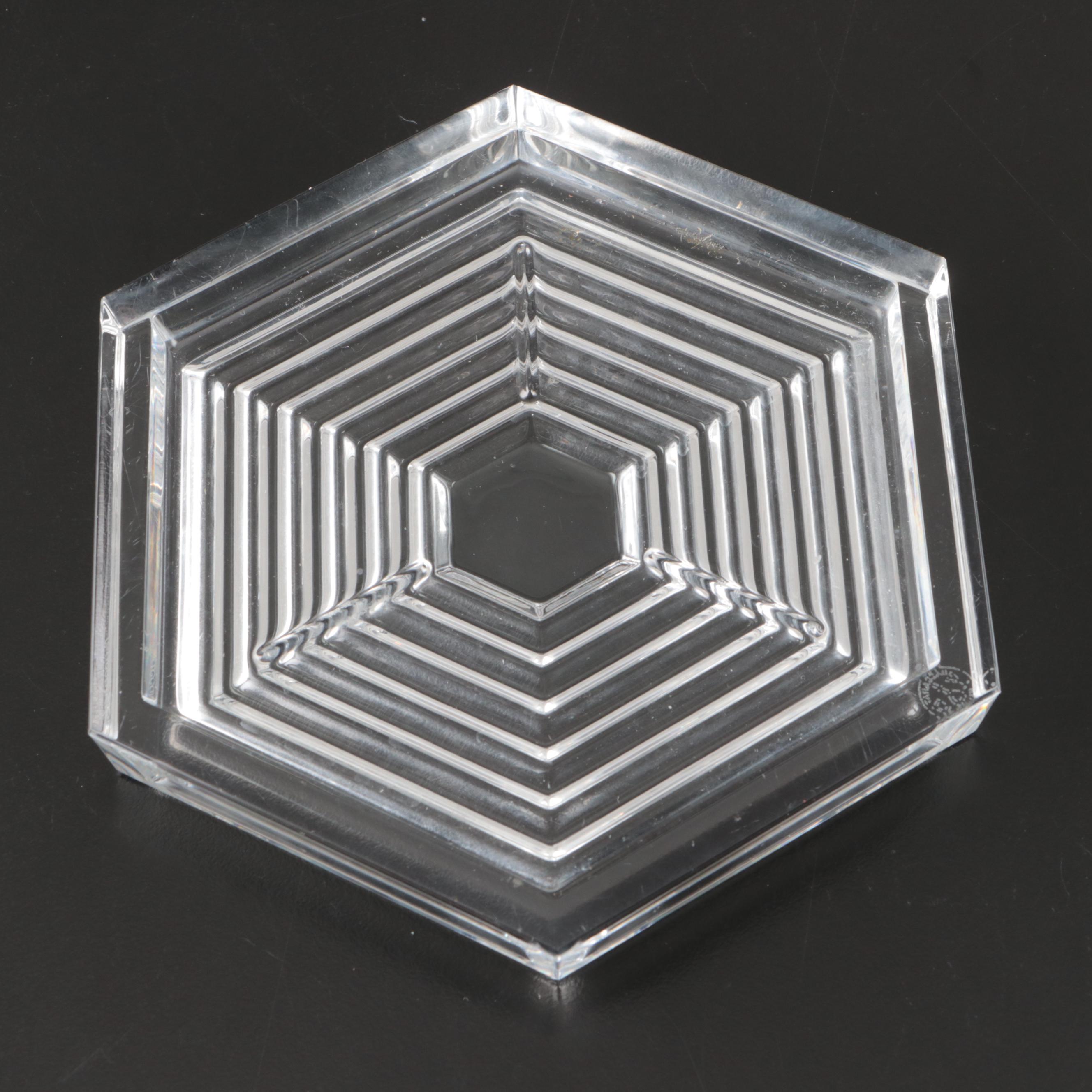 Baccarat "Perfection" Crystal Brandy Glasses and "Orsay" Decanter Coaster