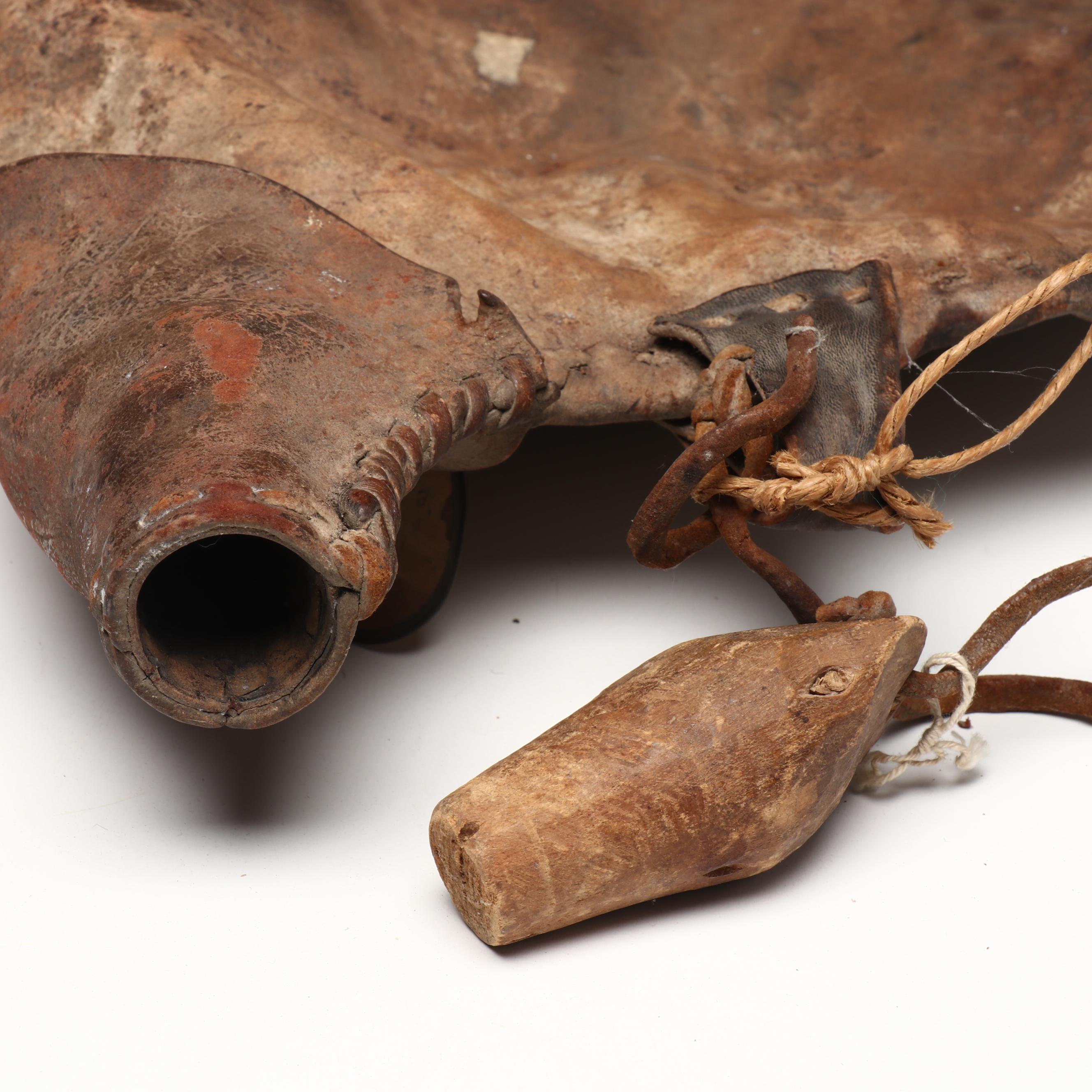 Handcrafted Rawhide Canteen