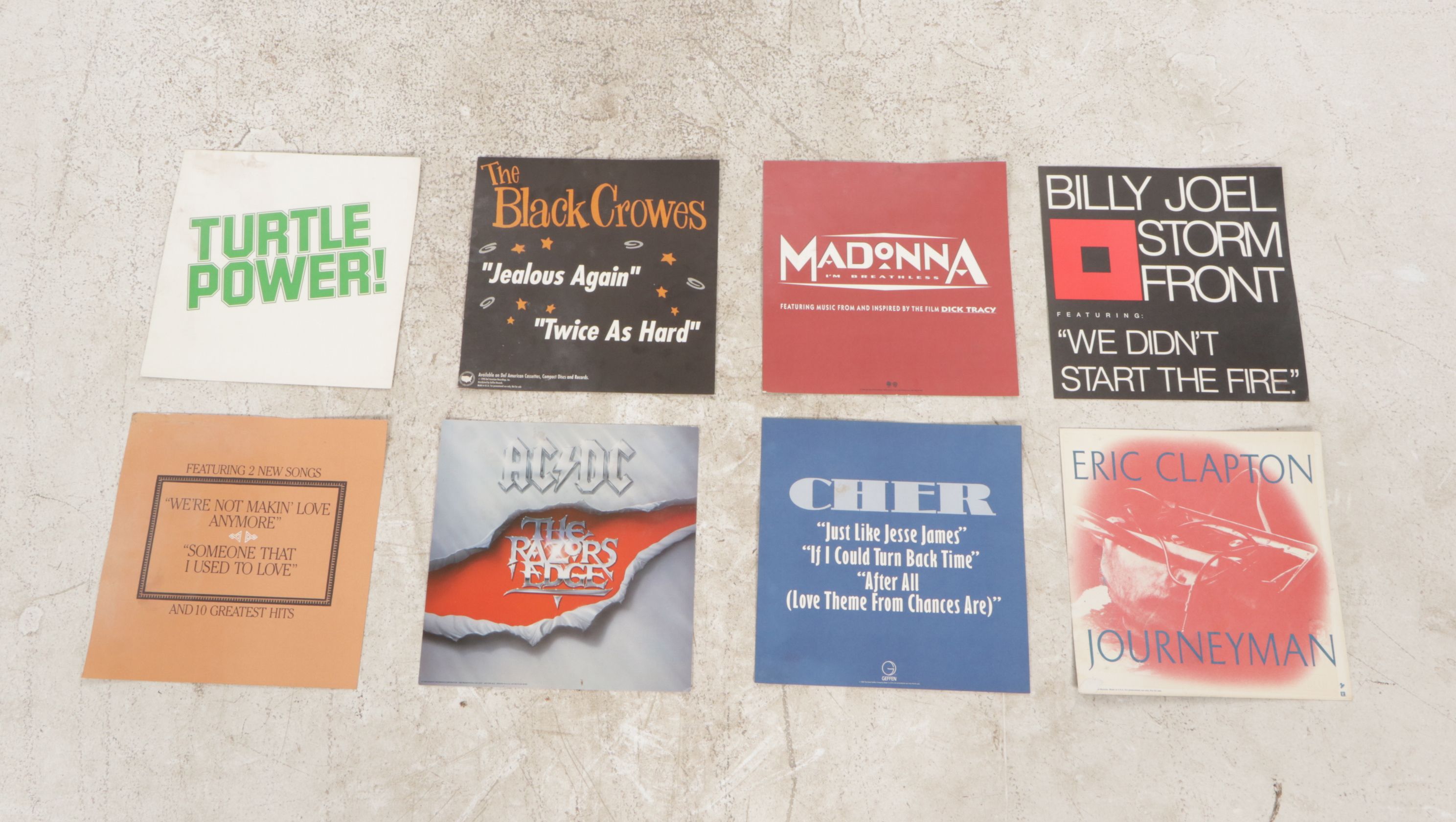 Rod Stewart, Bonnie Raitt, Cher & Other Band Posters